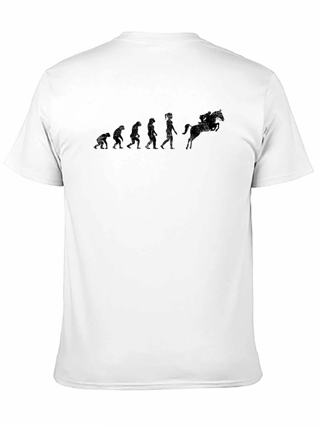 Equestrian Evolution Graphic Tee - Black