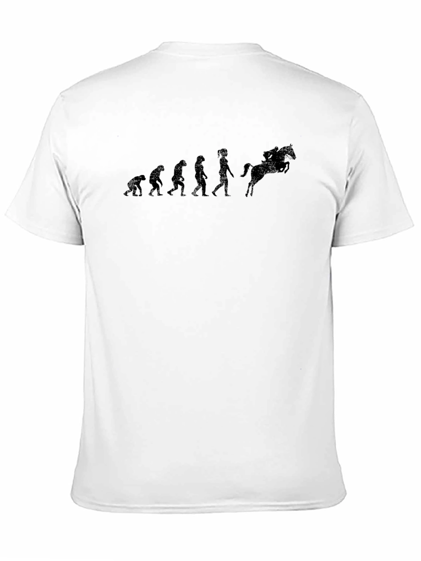 Equestrian Evolution Graphic Tee - Black