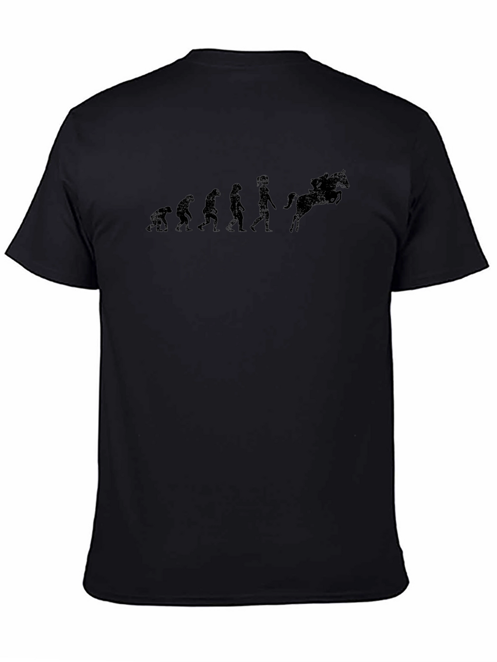Equestrian Evolution Graphic Tee - Black