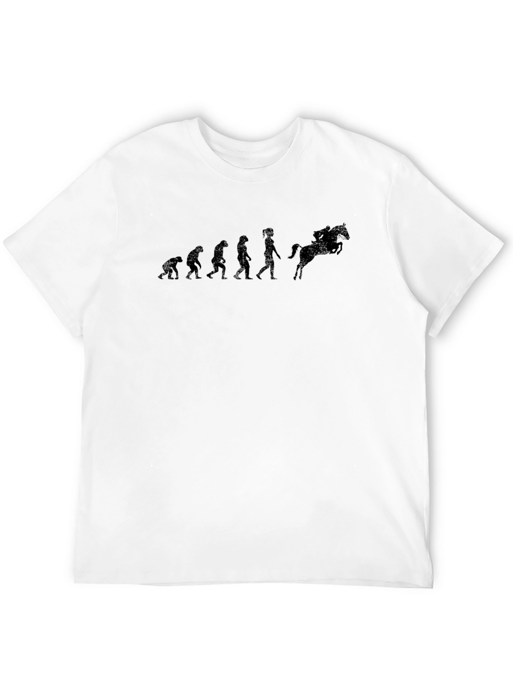 Equestrian Evolution Graphic Tee - Black