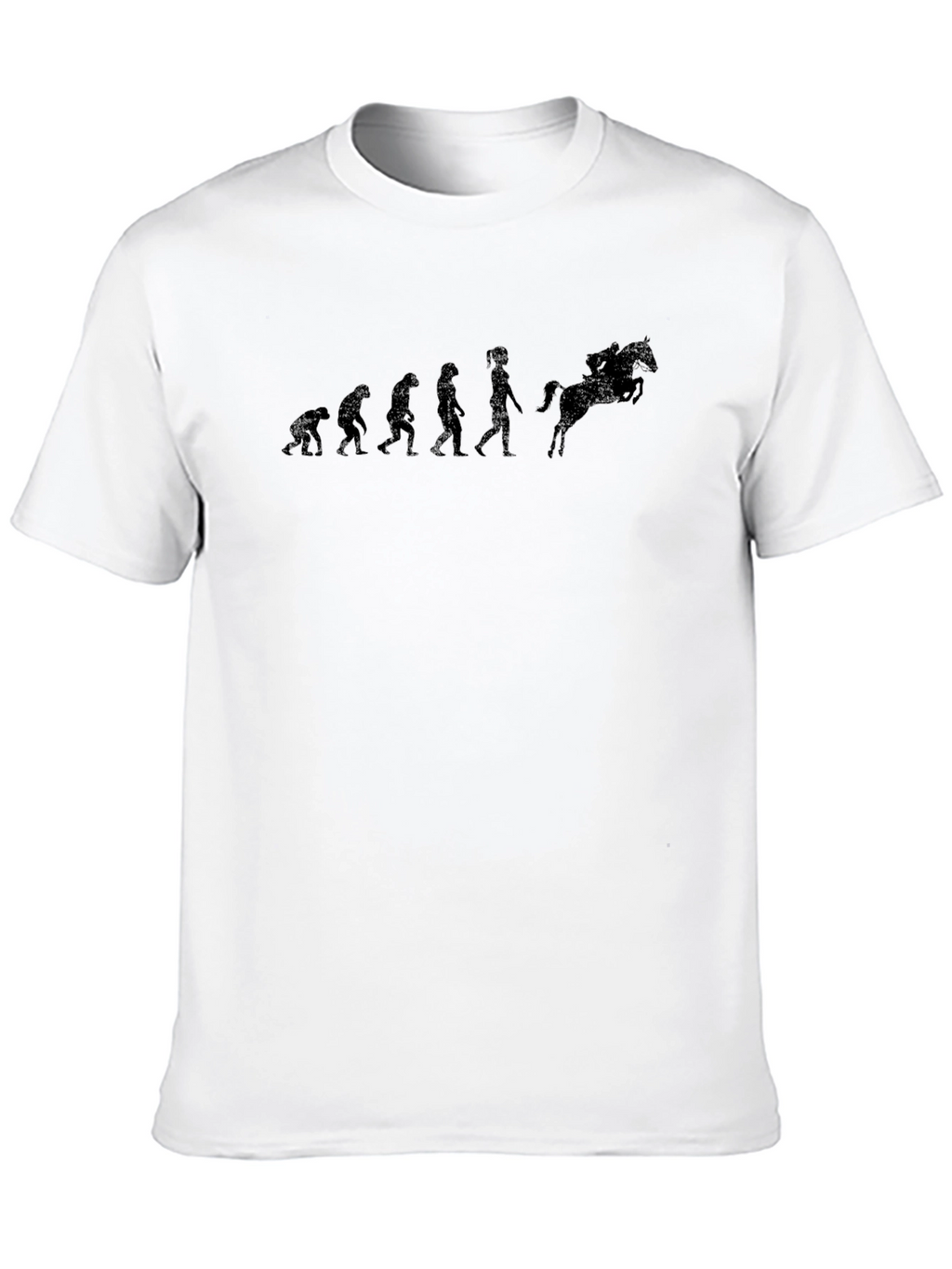Equestrian Evolution Graphic Tee - Black