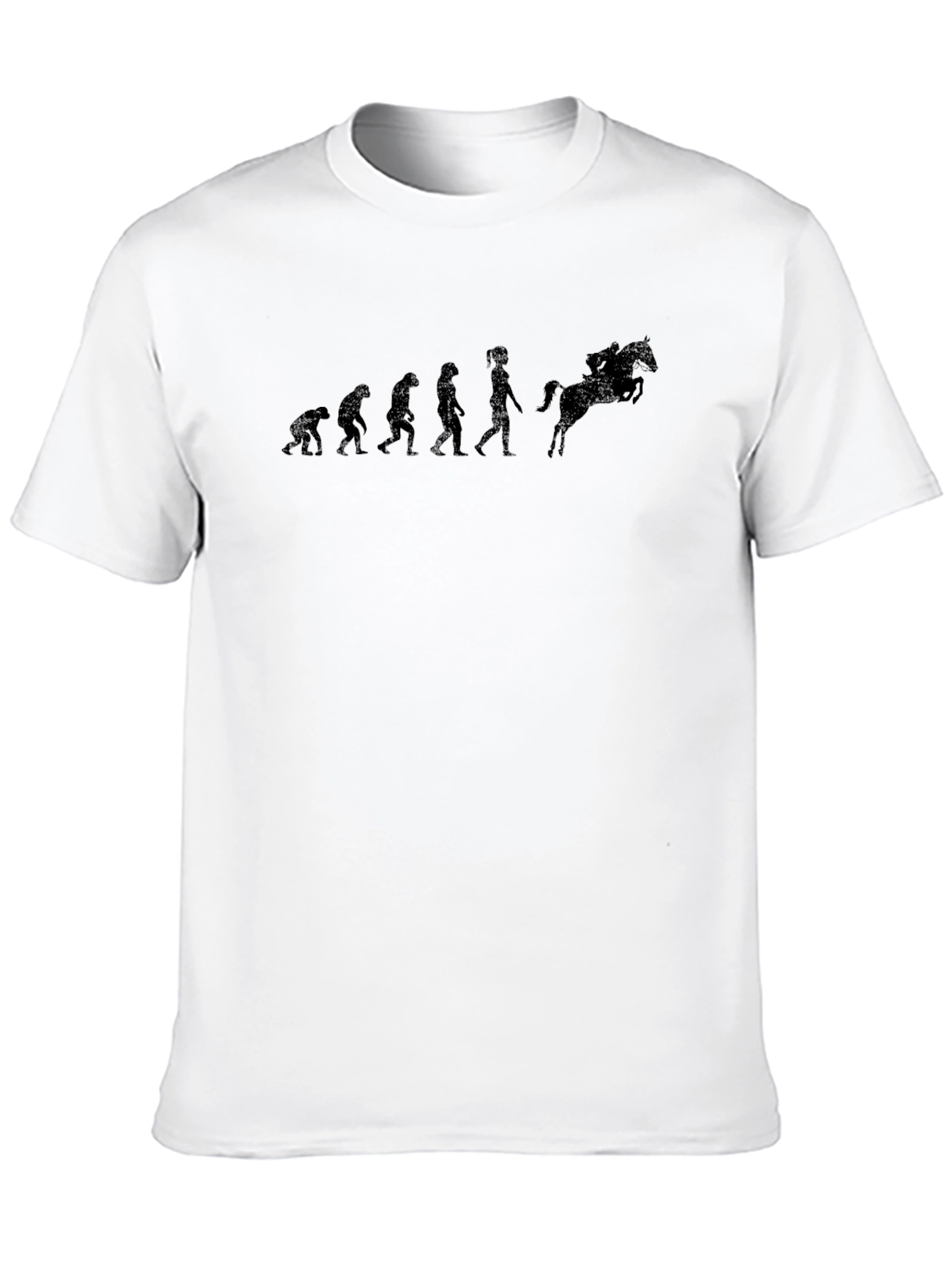 Equestrian Evolution Graphic Tee - Black