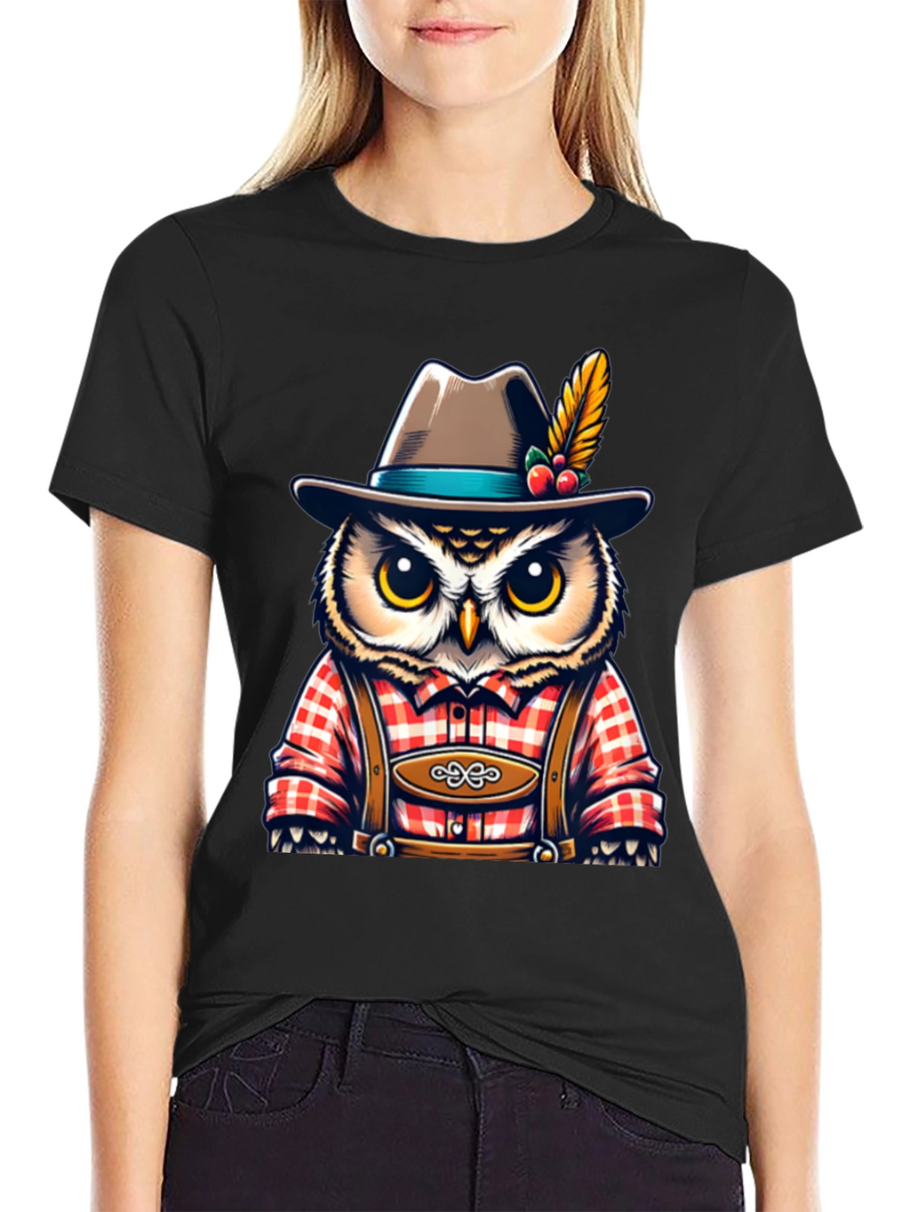 Owl Oktoberfest T-Shirt - Bavarian Style