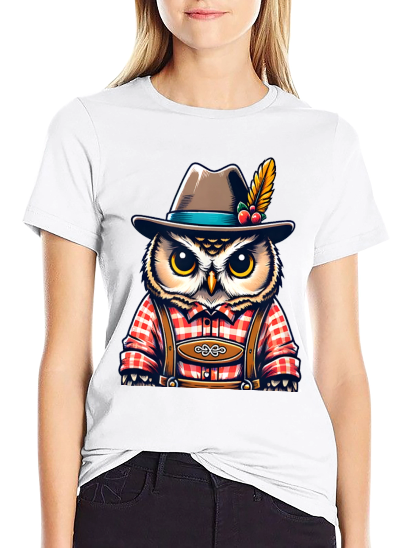 Owl Oktoberfest T-Shirt - Bavarian Style