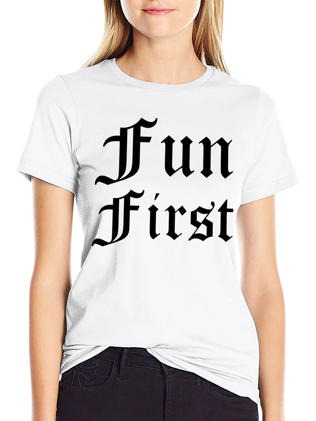Fun First Black T-Shirt