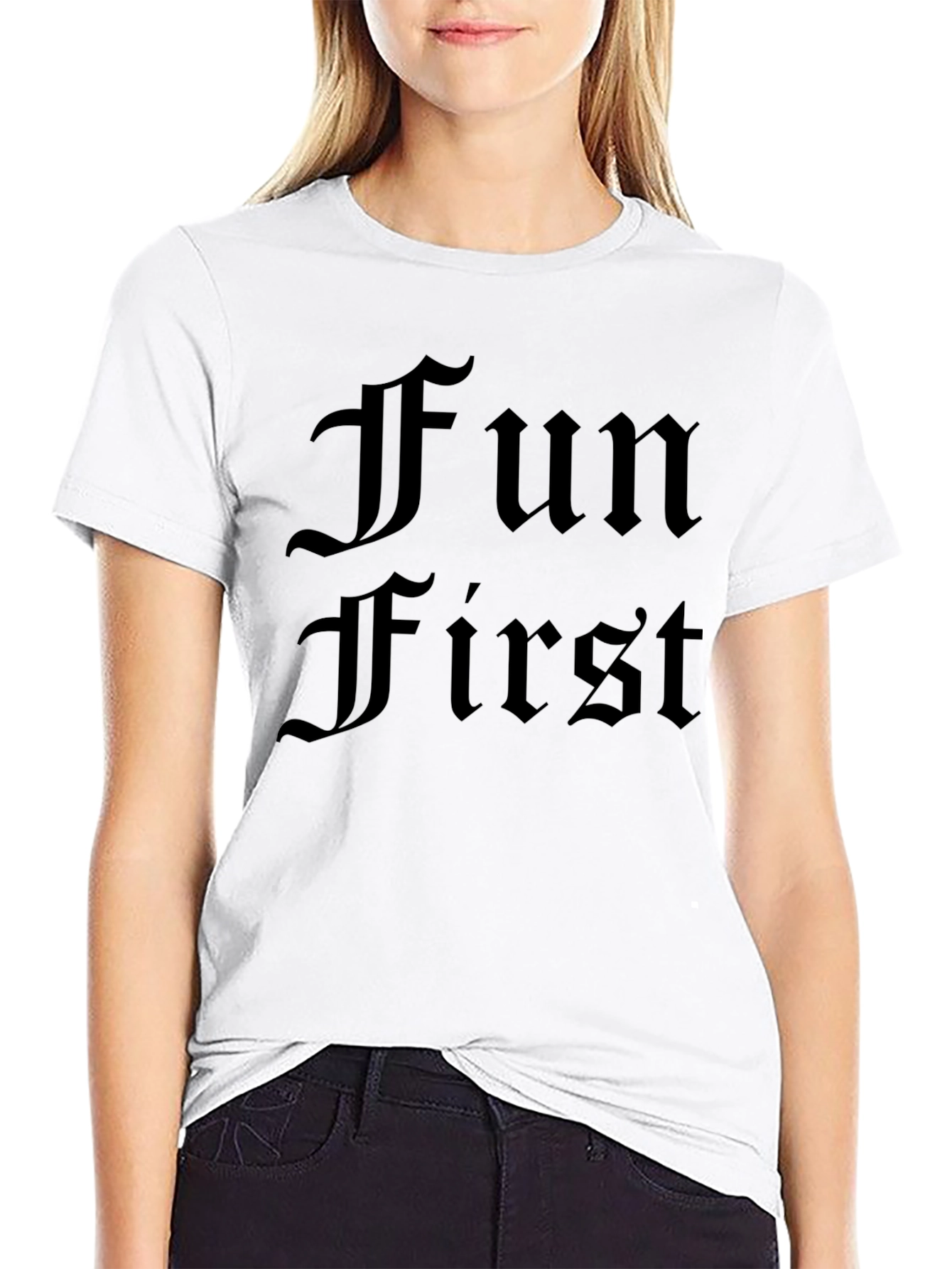 Fun First Black T-Shirt