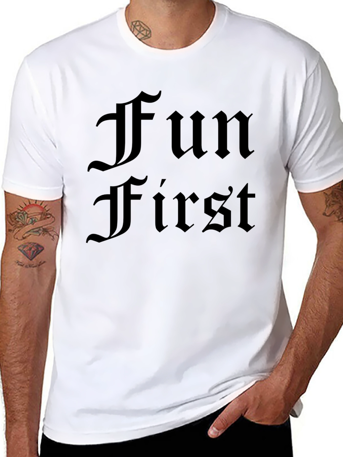 Fun First Black T-Shirt