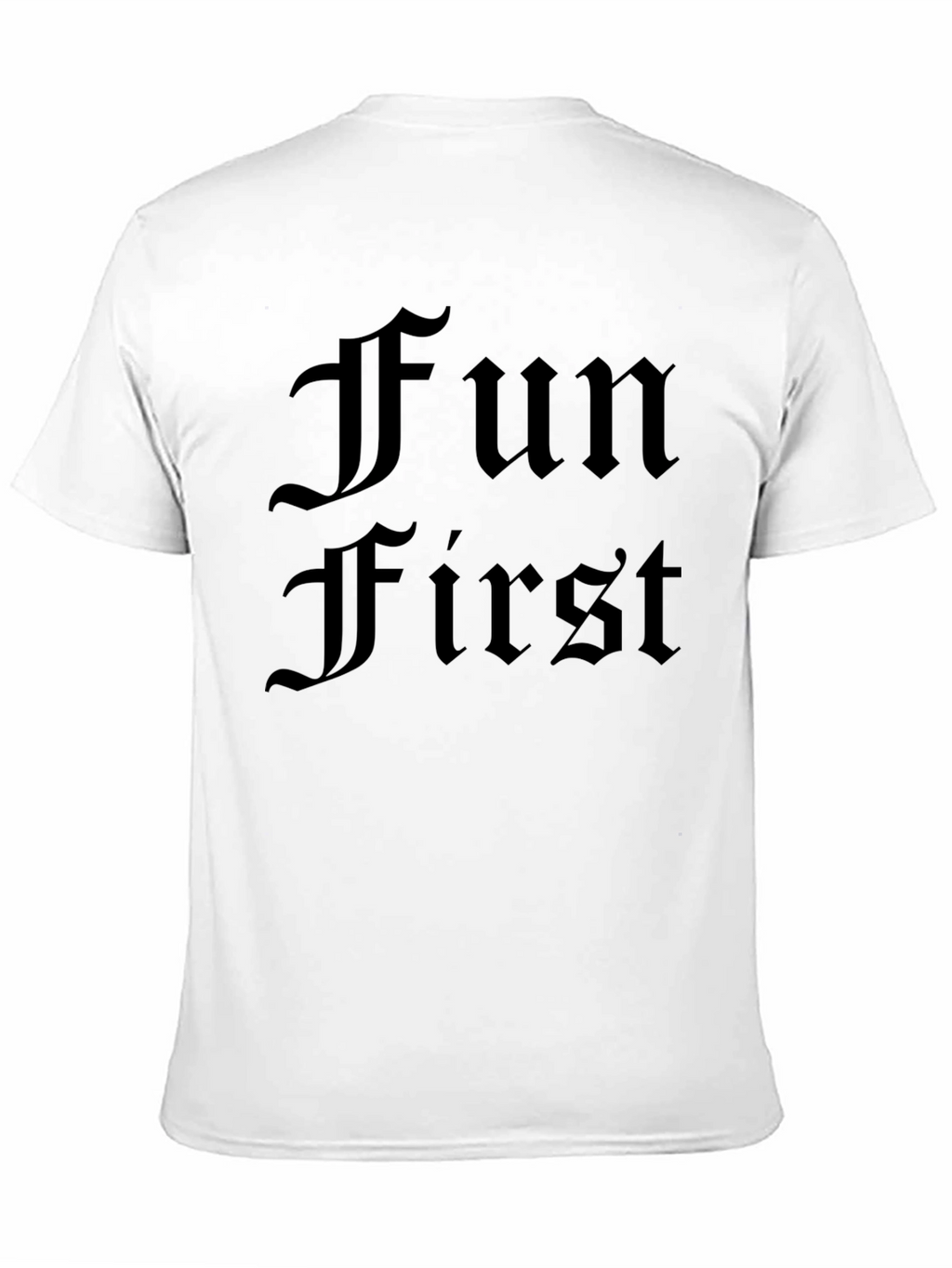 Fun First Black T-Shirt