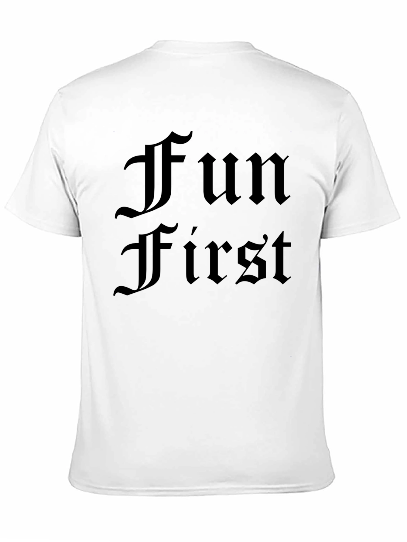 Fun First Black T-Shirt