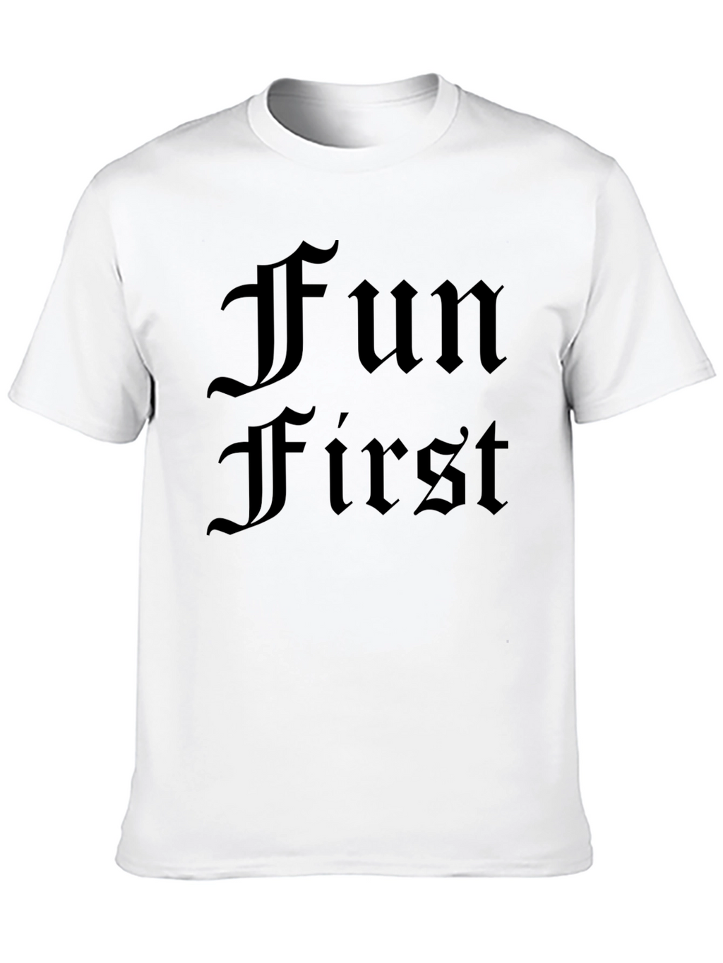 Fun First Black T-Shirt