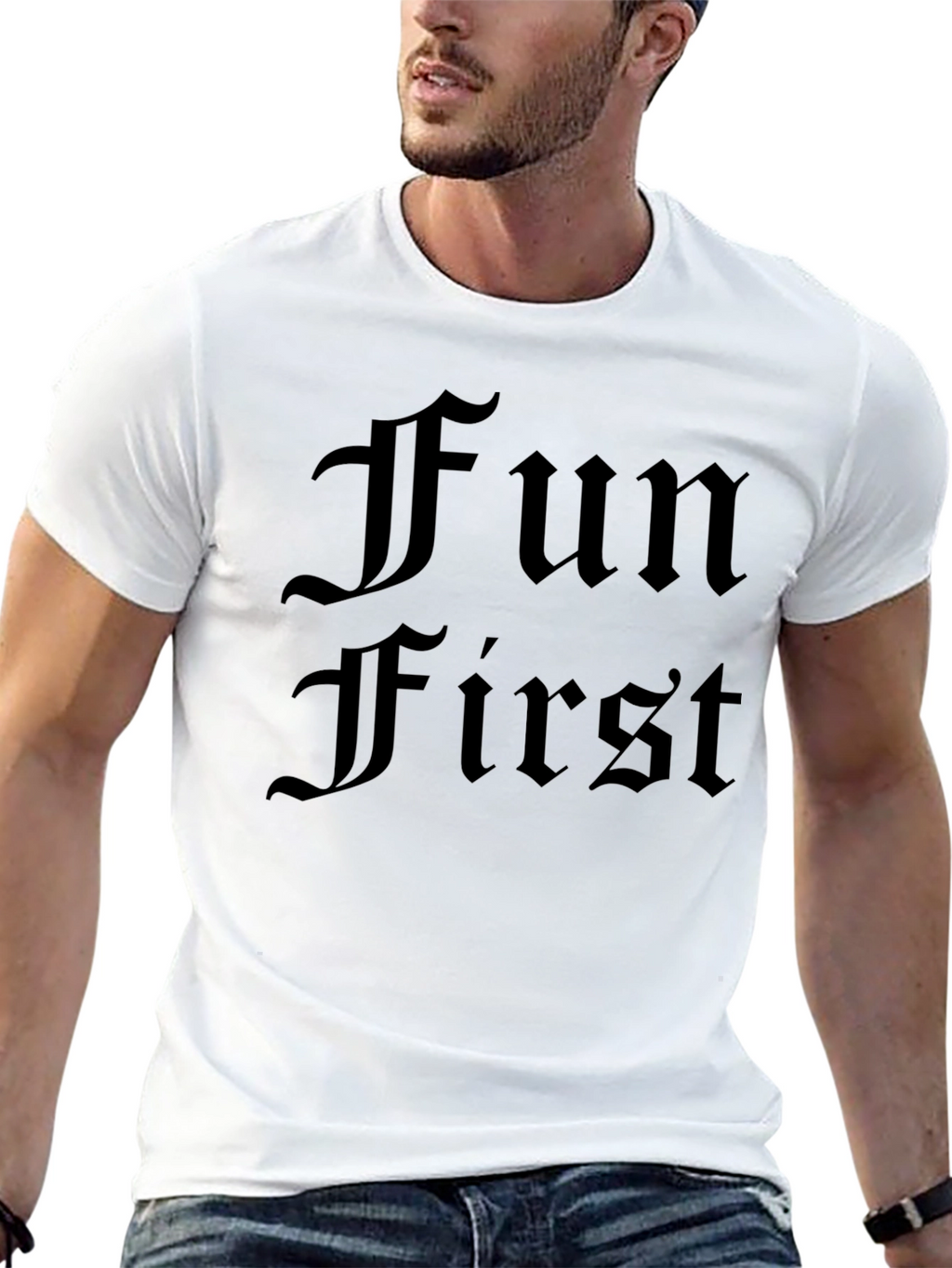 Fun First Black T-Shirt