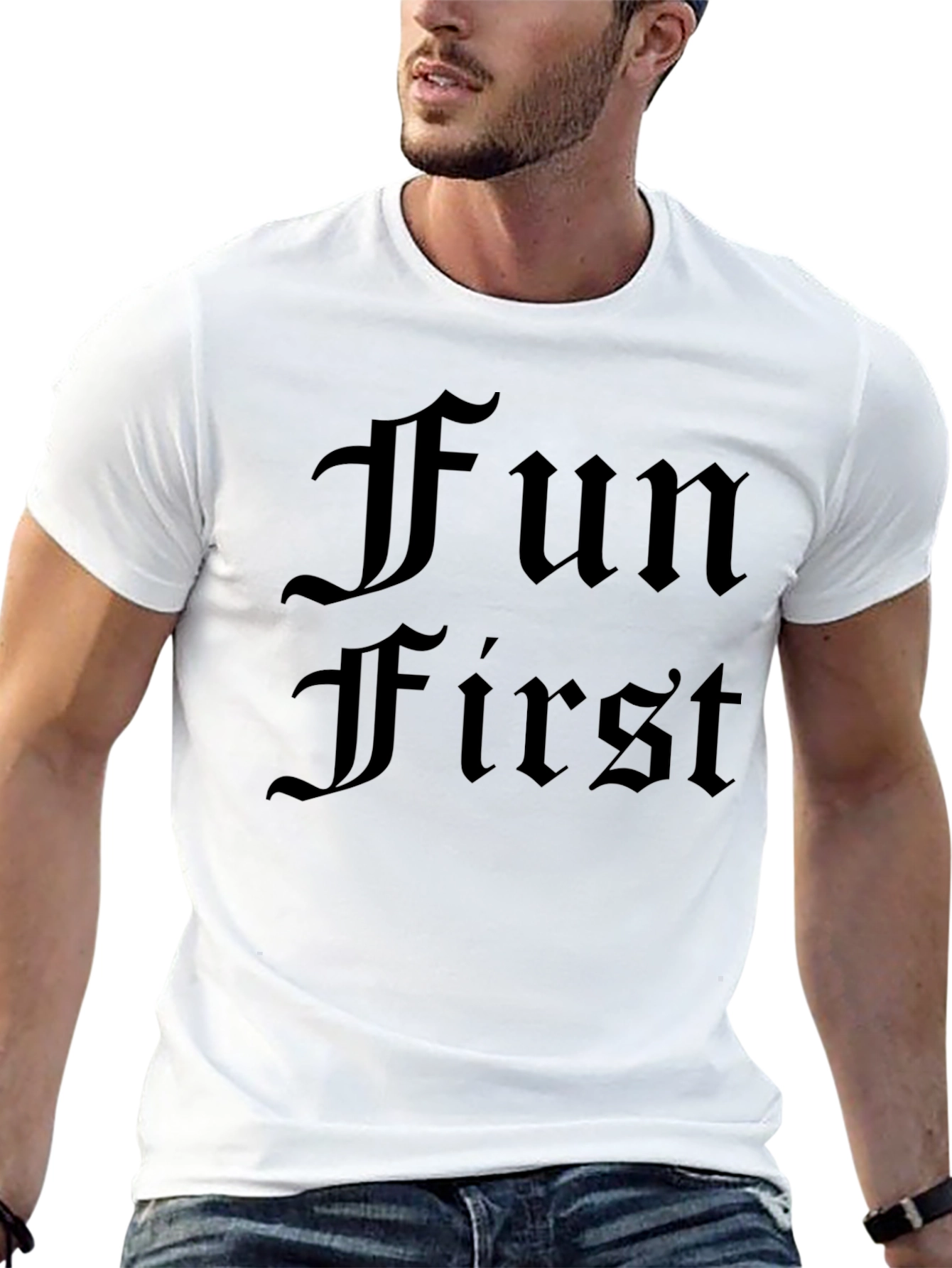 Fun First Black T-Shirt