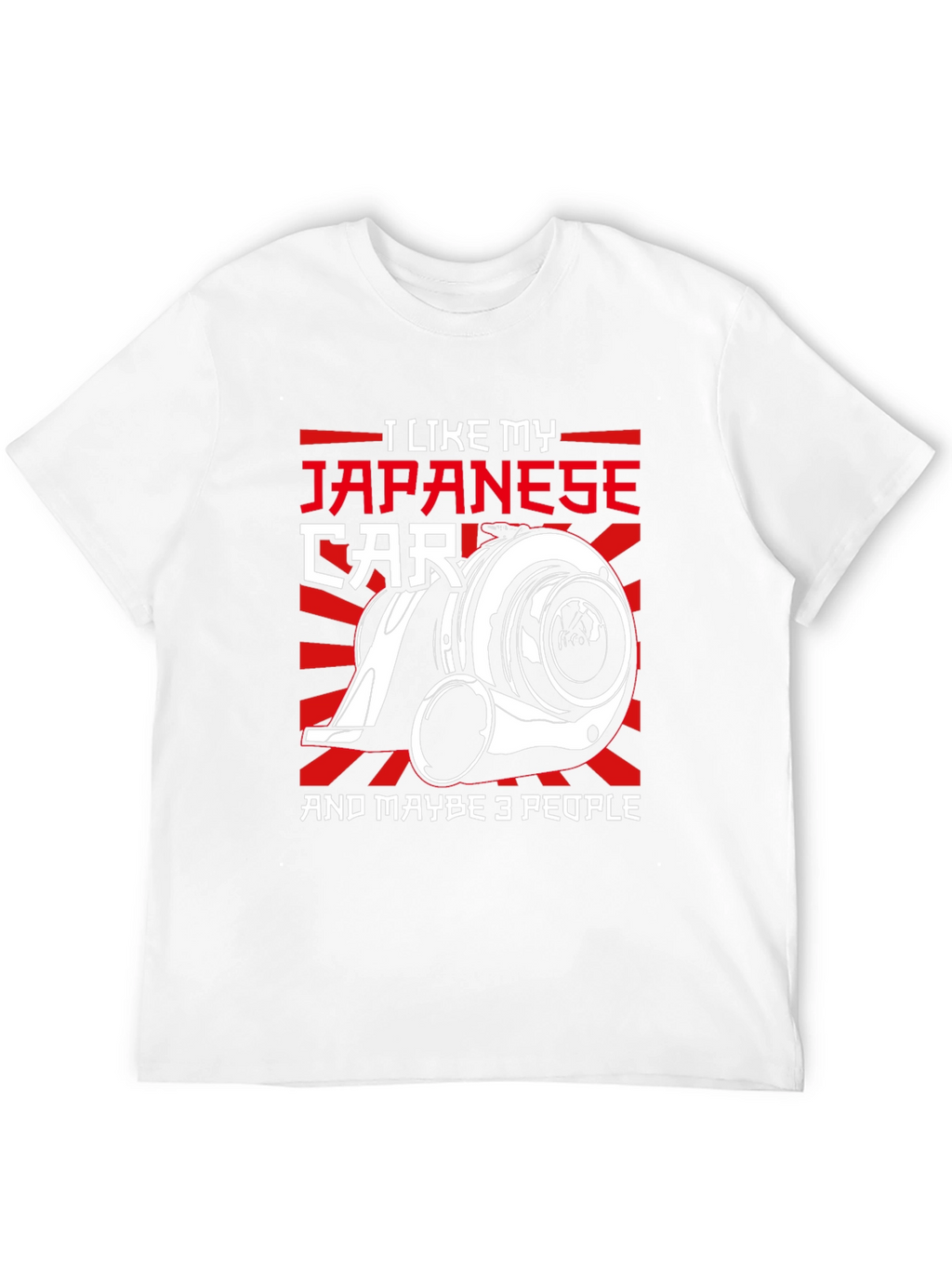 Japanese Car & Maybe 3 People Black T-Shirt