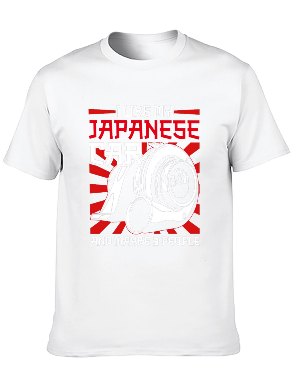 Japanese Car & Maybe 3 People Black T-Shirt