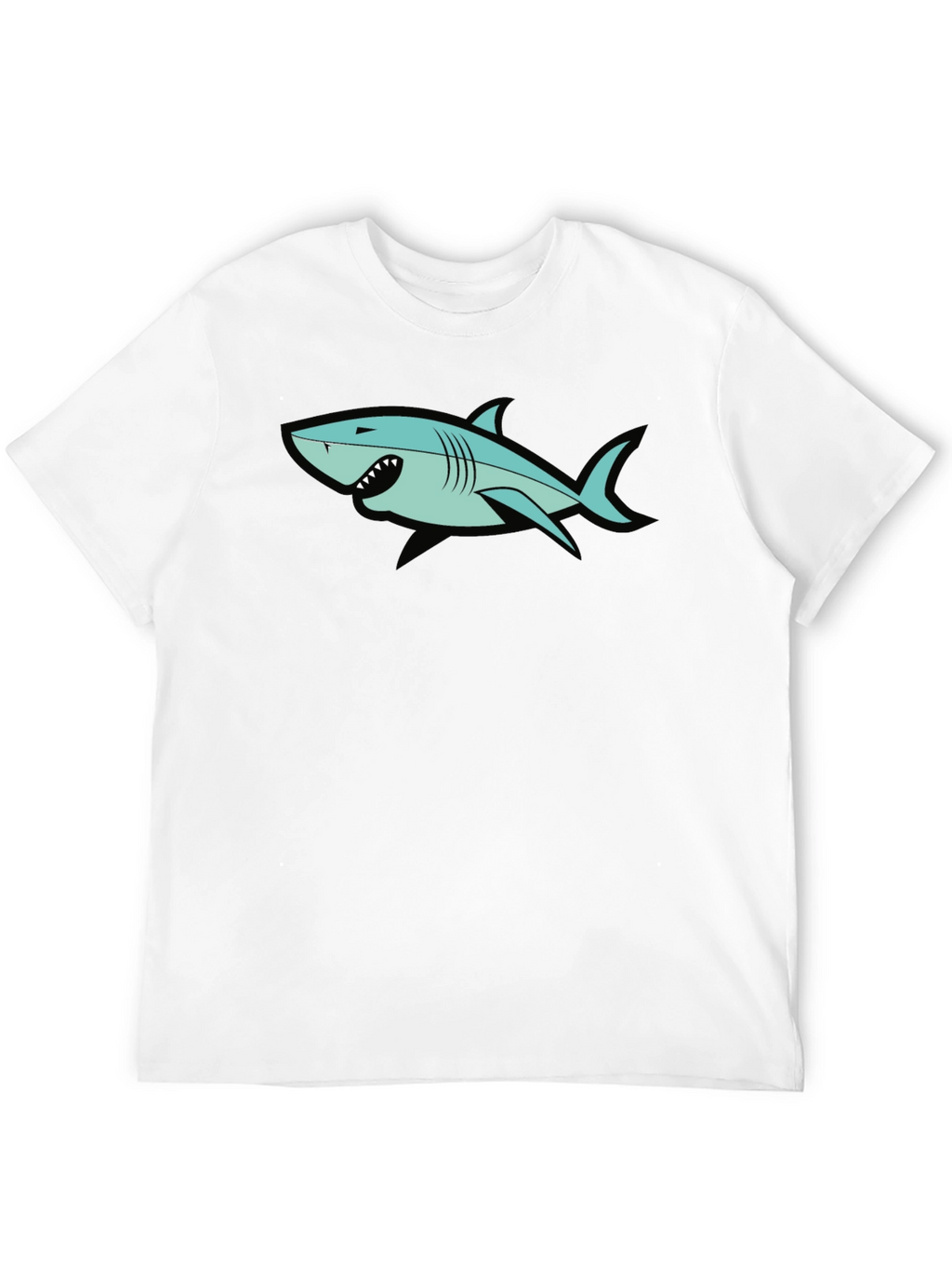 Shark Graphic Black T-Shirt