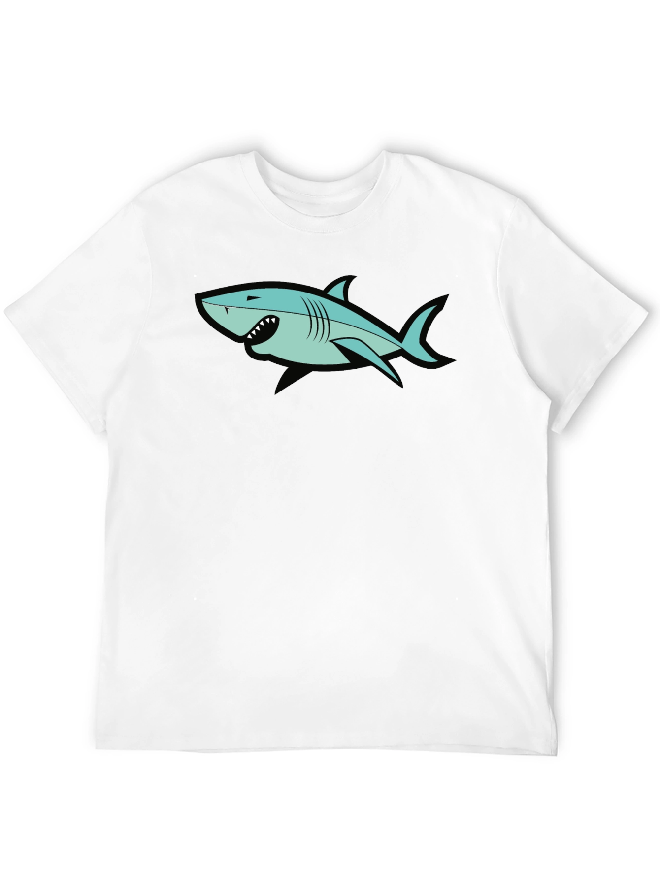 Shark Graphic Black T-Shirt