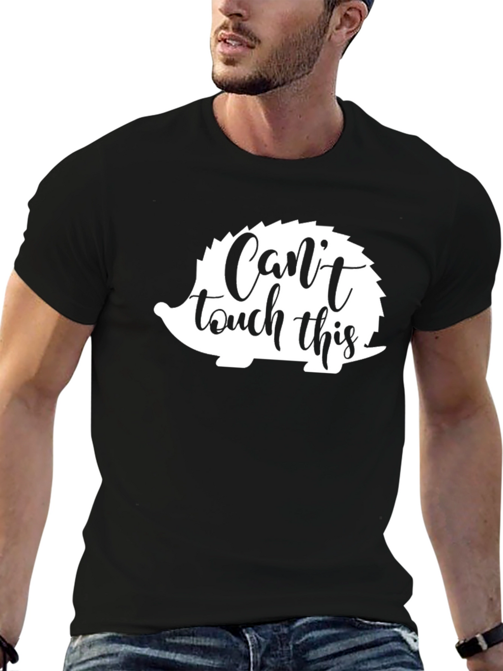 Cant Touch This Hedgehog Graphic Tee