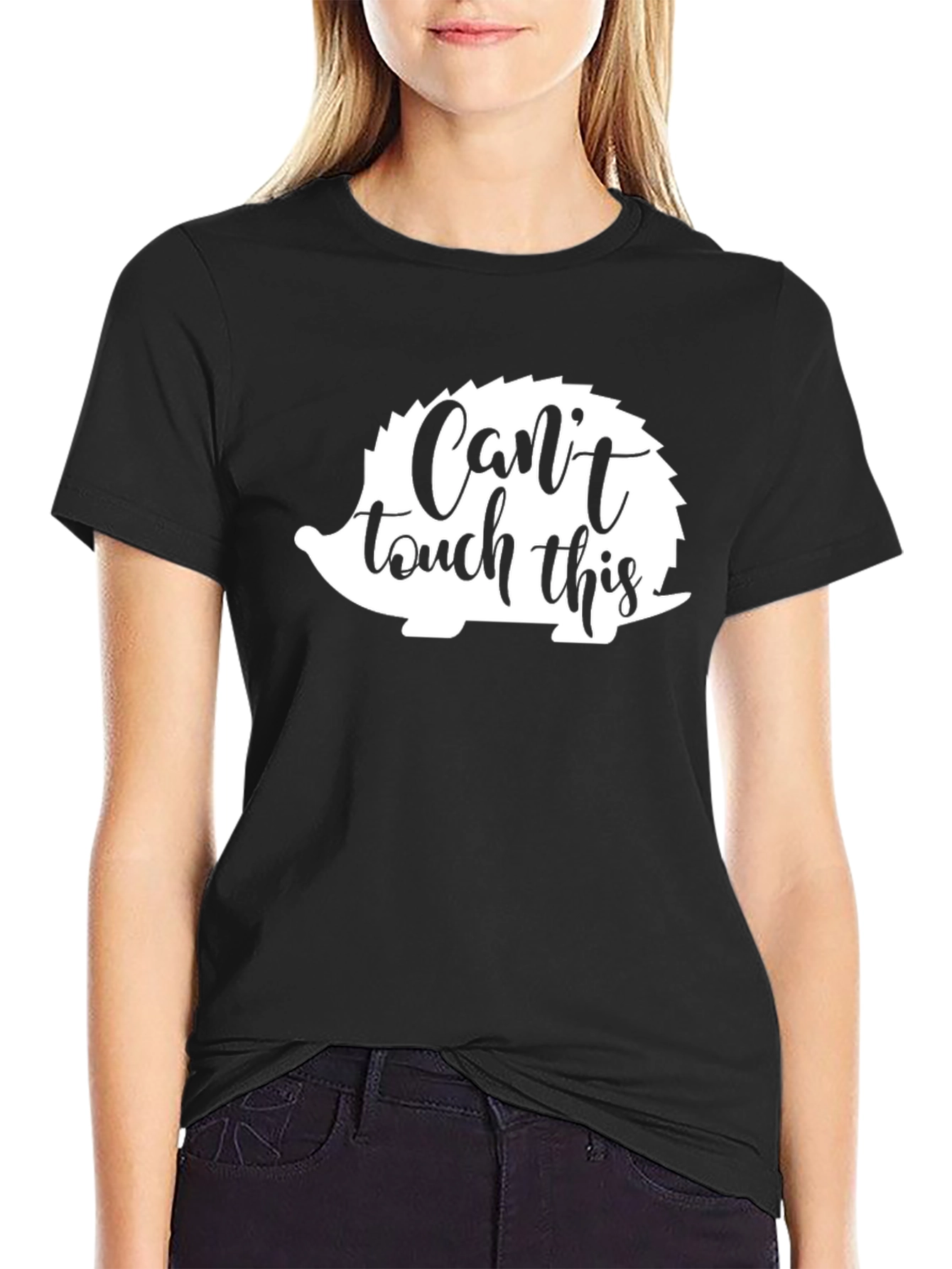 Cant Touch This Hedgehog Graphic Tee