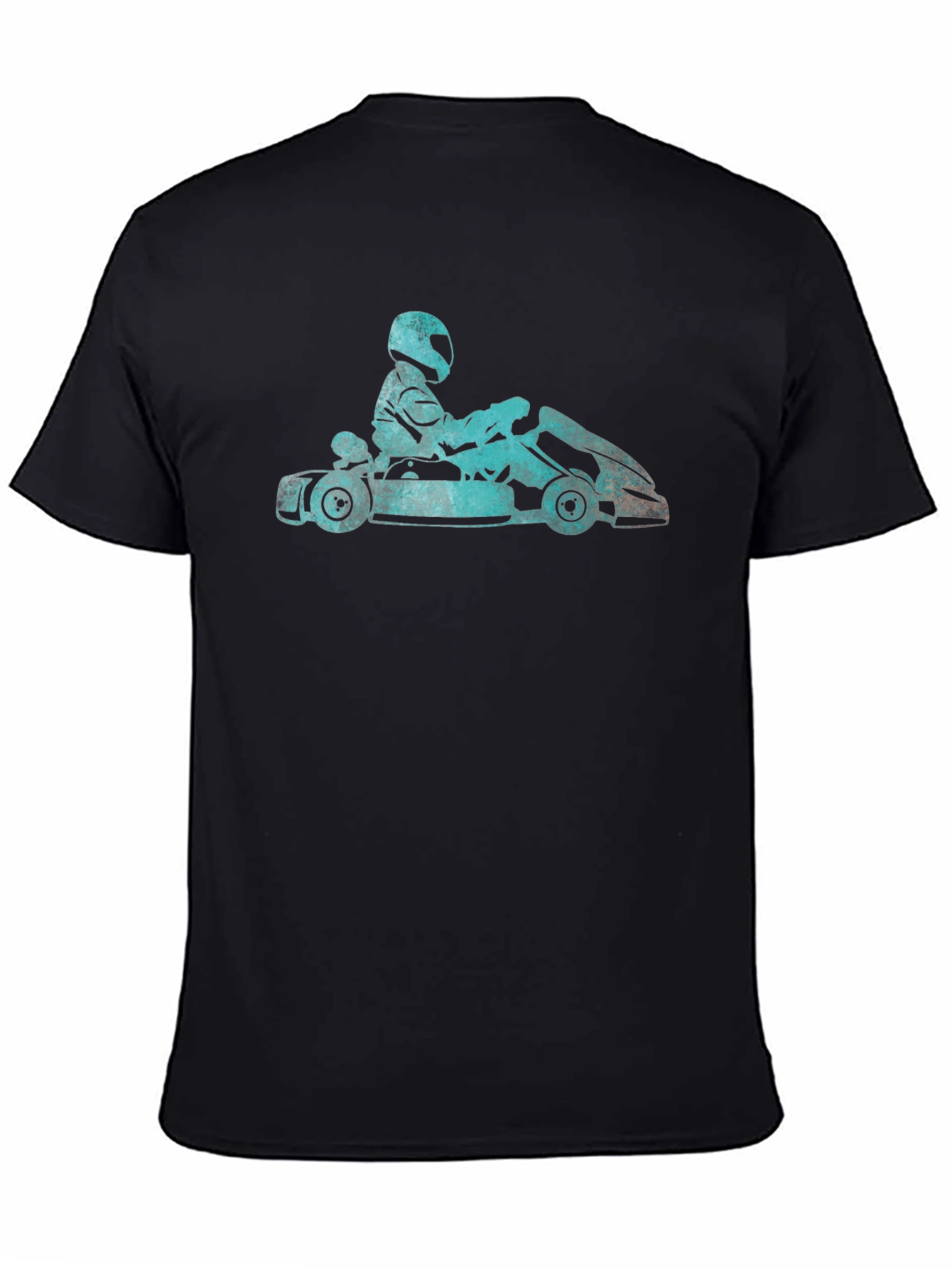 Go Karting T-Shirt - Black Cotton Tee