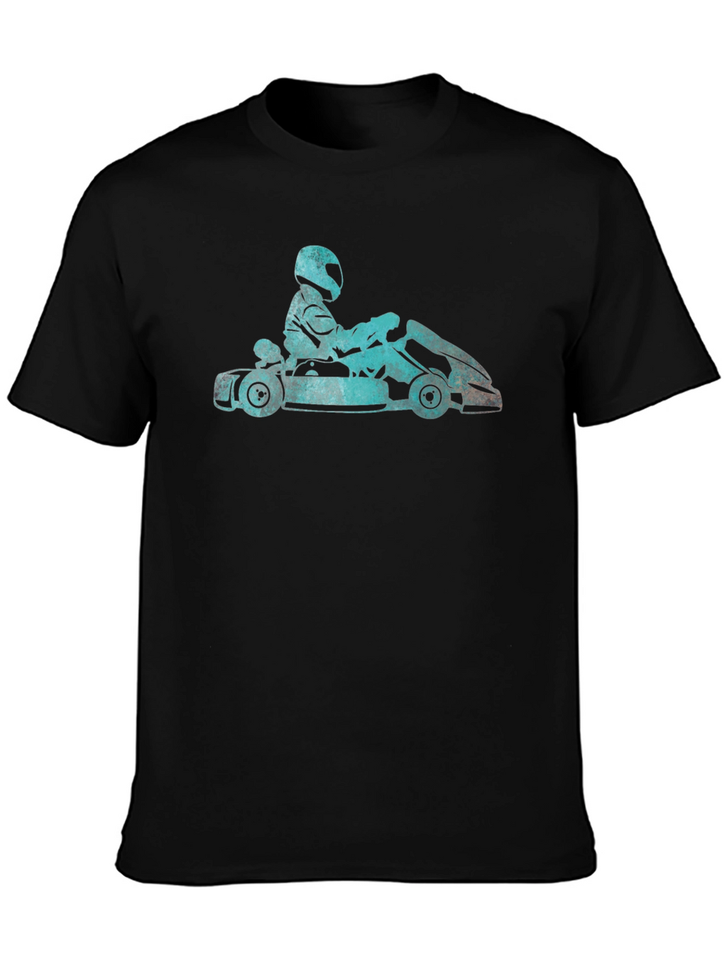 Go Karting T-Shirt - Black Cotton Tee