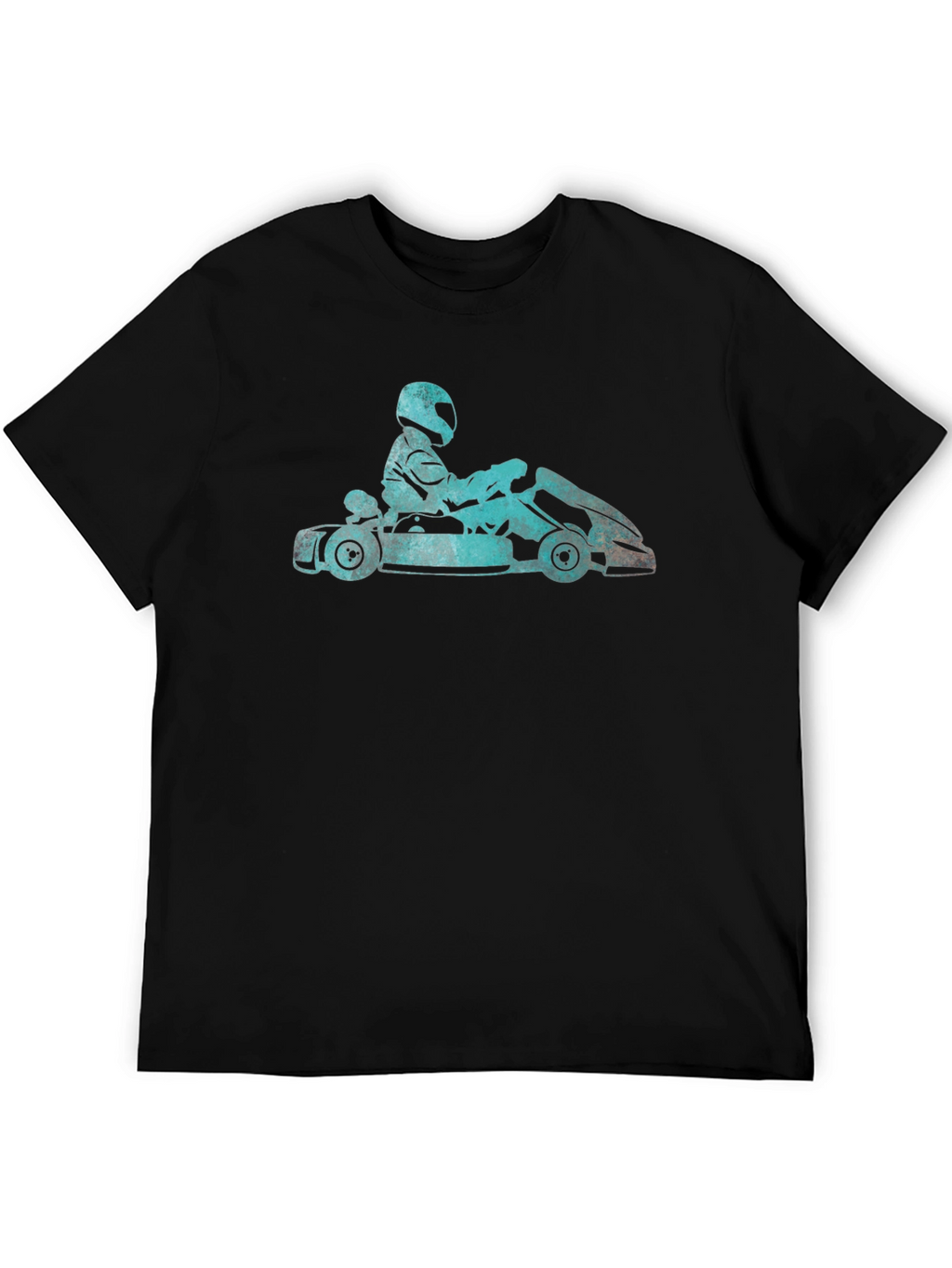 Go Karting T-Shirt - Black Cotton Tee