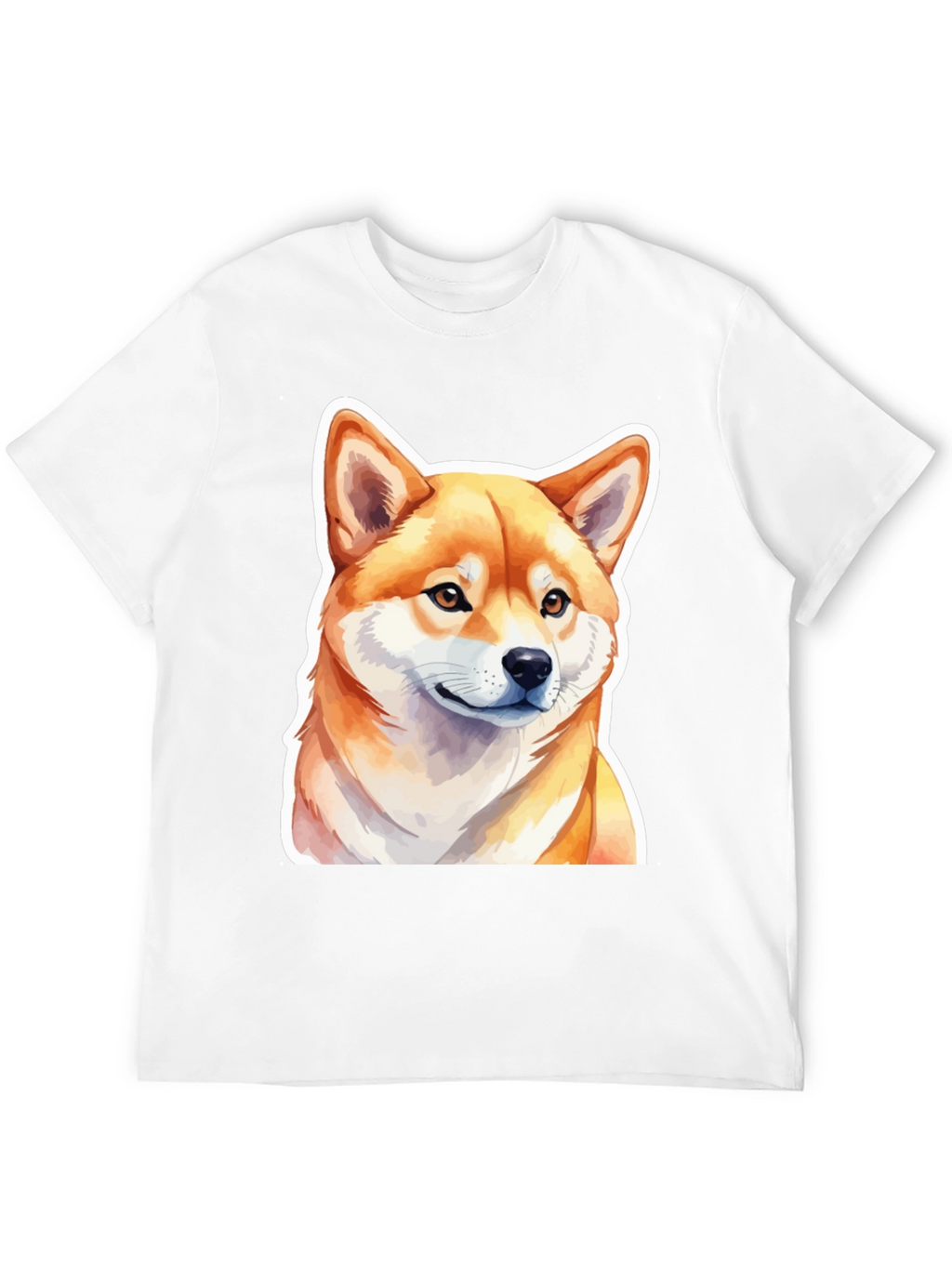 Shiba Inu Dog Graphic Tee - Soft Cotton Blend