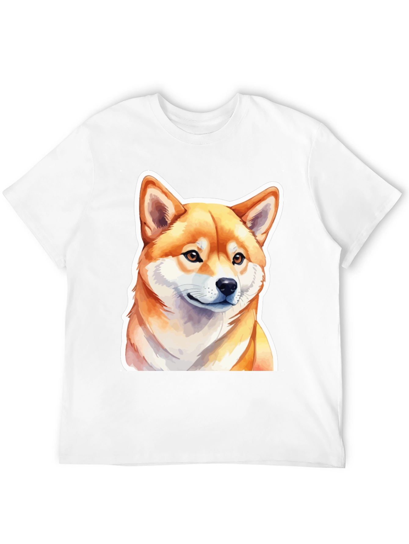 Shiba Inu Dog Graphic Tee - Soft Cotton Blend