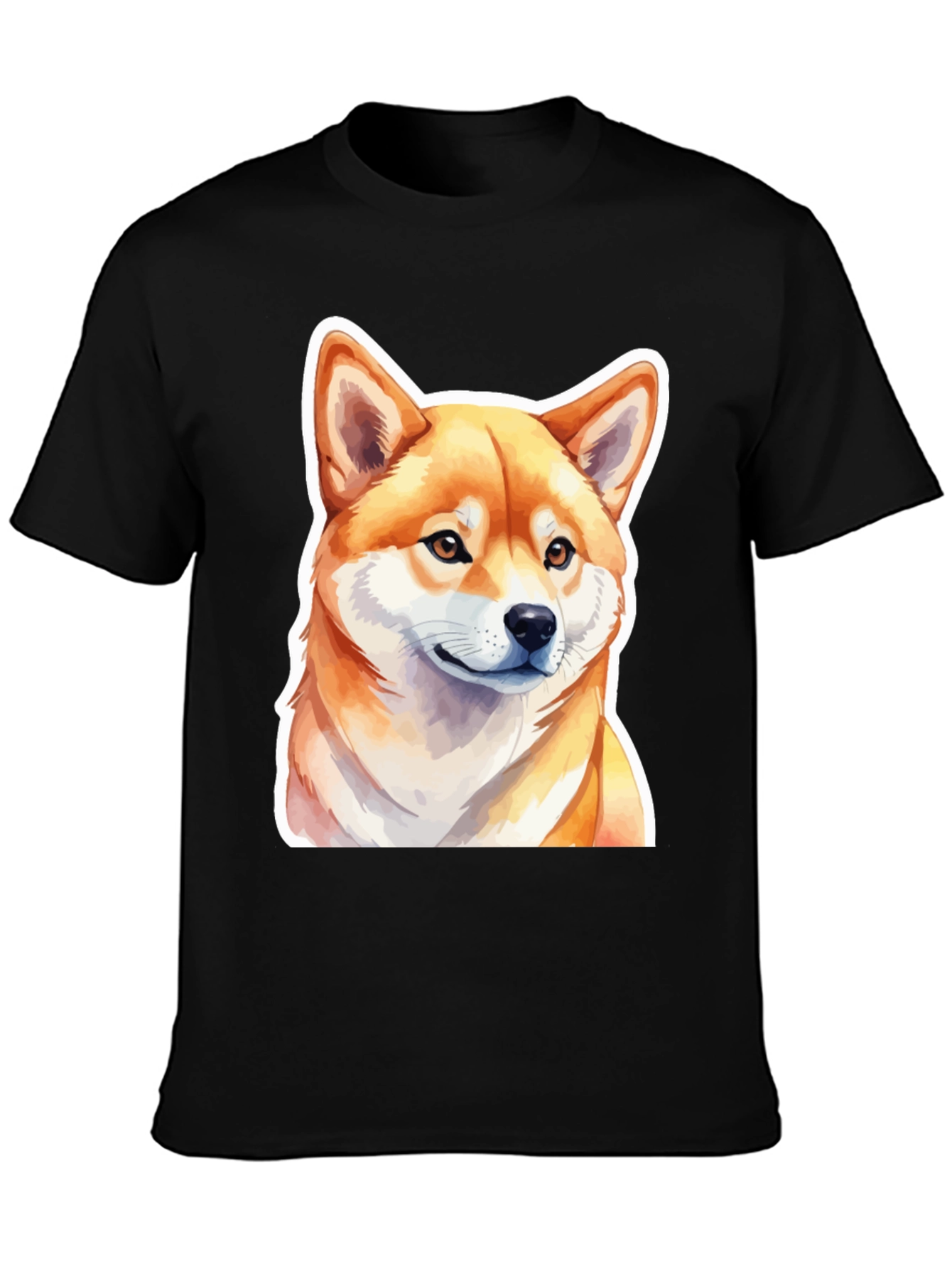 Shiba Inu Dog Graphic Tee - Soft Cotton Blend