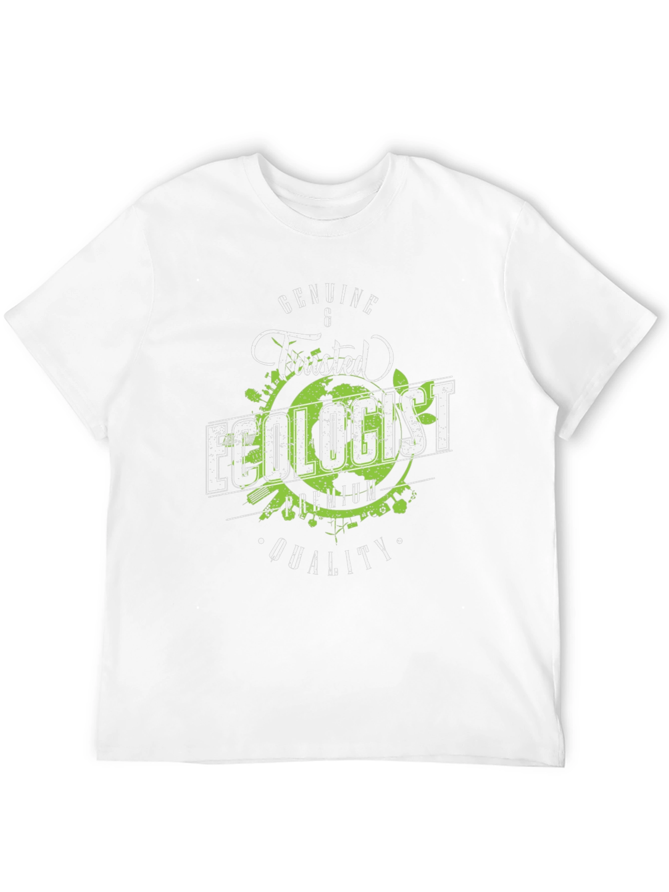 Genuine & Trusted Ecologist Premium Quality Black T-Shirt
