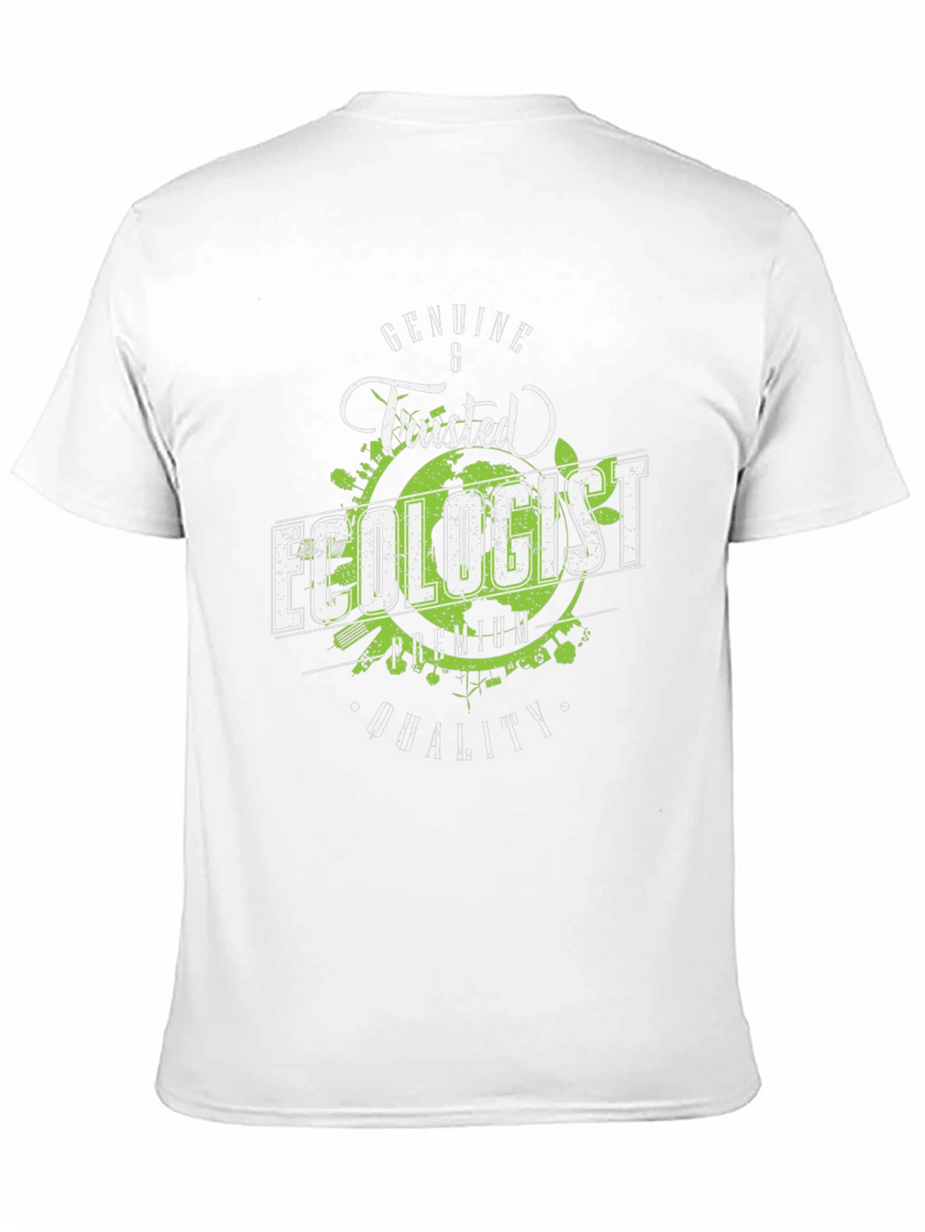 Genuine & Trusted Ecologist Premium Quality Black T-Shirt