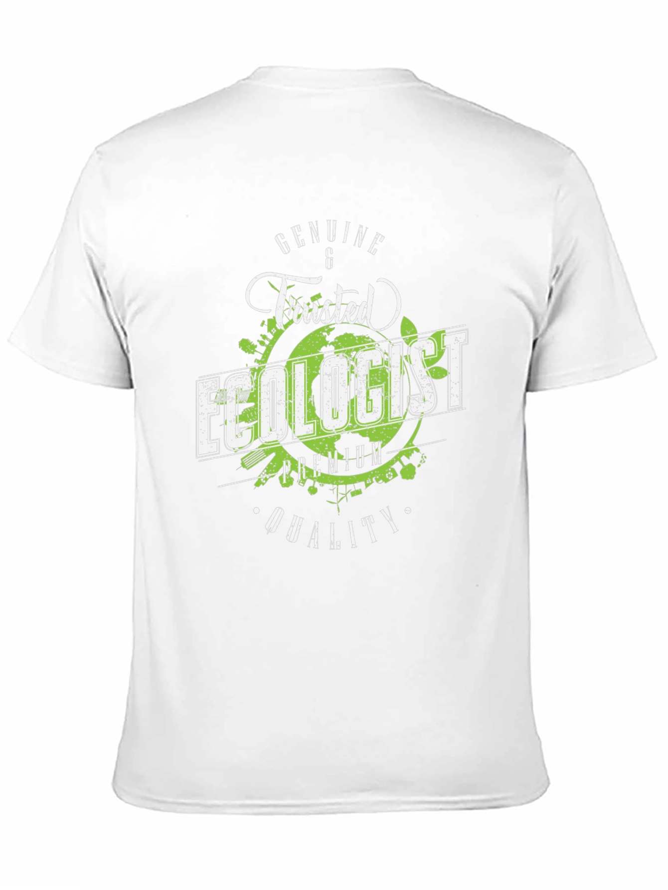 Genuine & Trusted Ecologist Premium Quality Black T-Shirt
