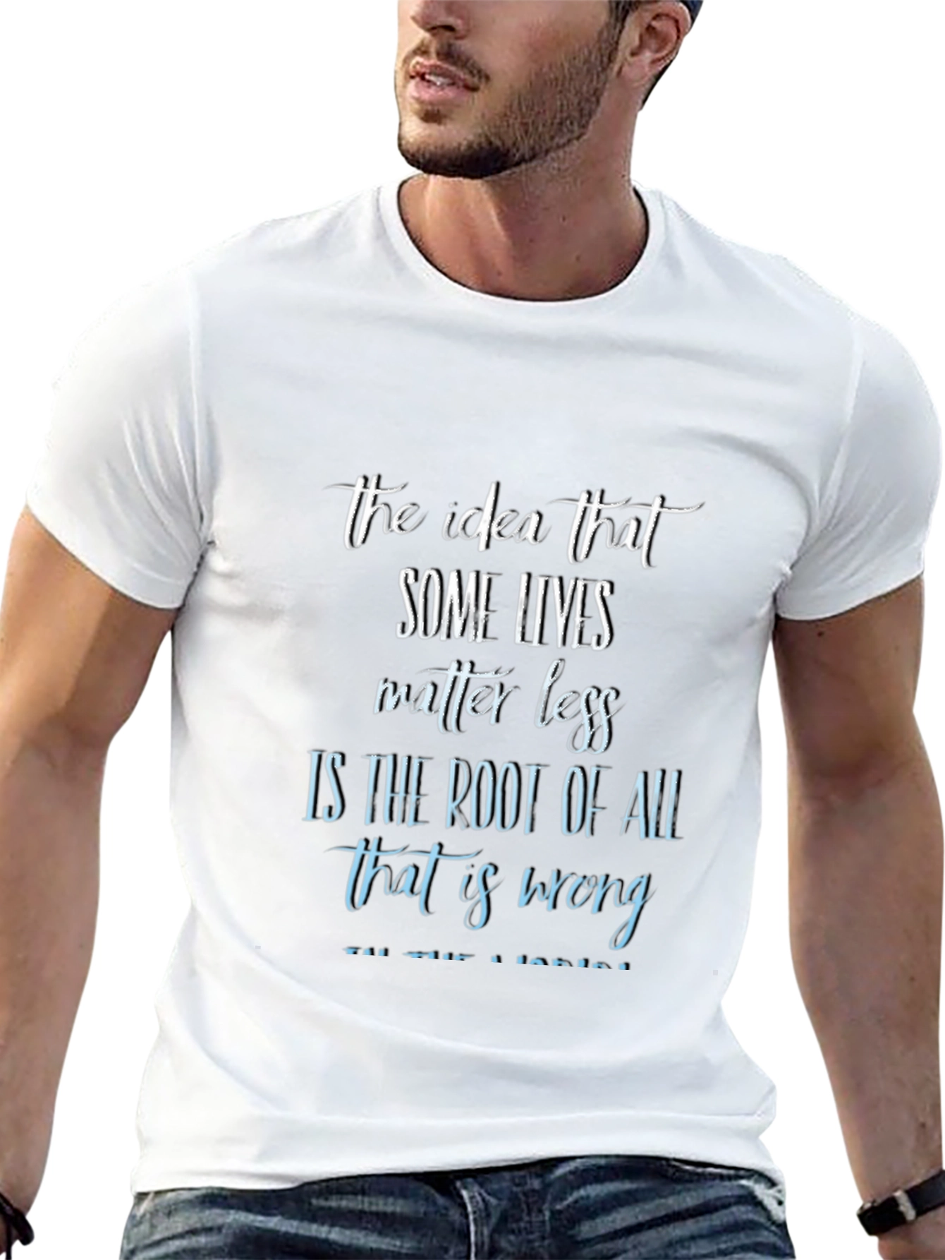 Inspirational Graphic Tee: Some Lives Matter Less