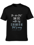 Inspirational Graphic Tee: Some Lives Matter Less