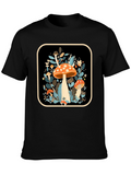 Mushroom Graphic Tee - Nature Inspired Style