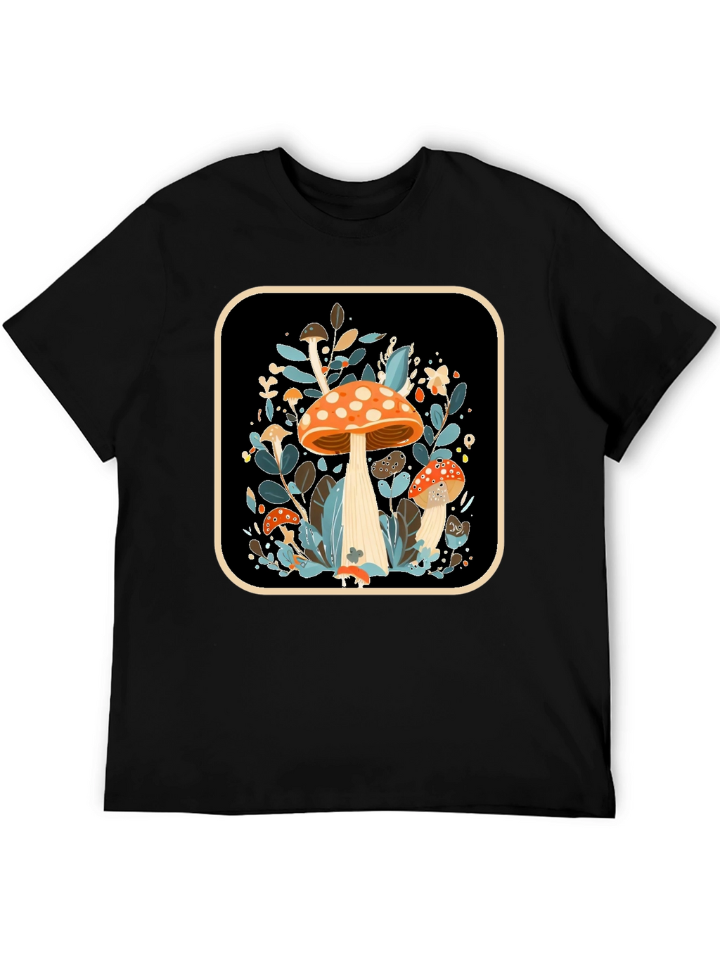 Mushroom Graphic Tee - Nature Inspired Style