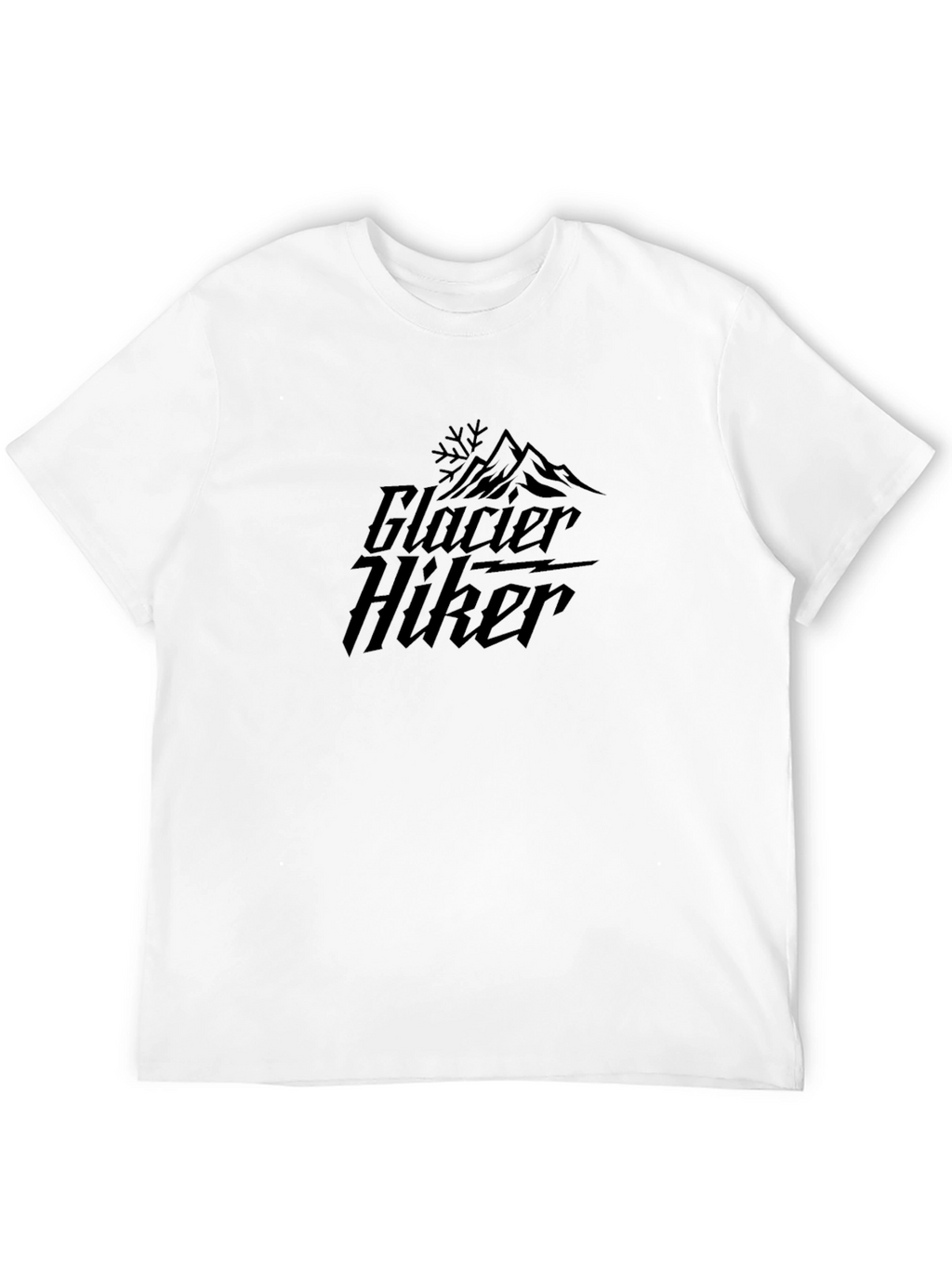 Glacier Hiker Graphic T-Shirt - Black