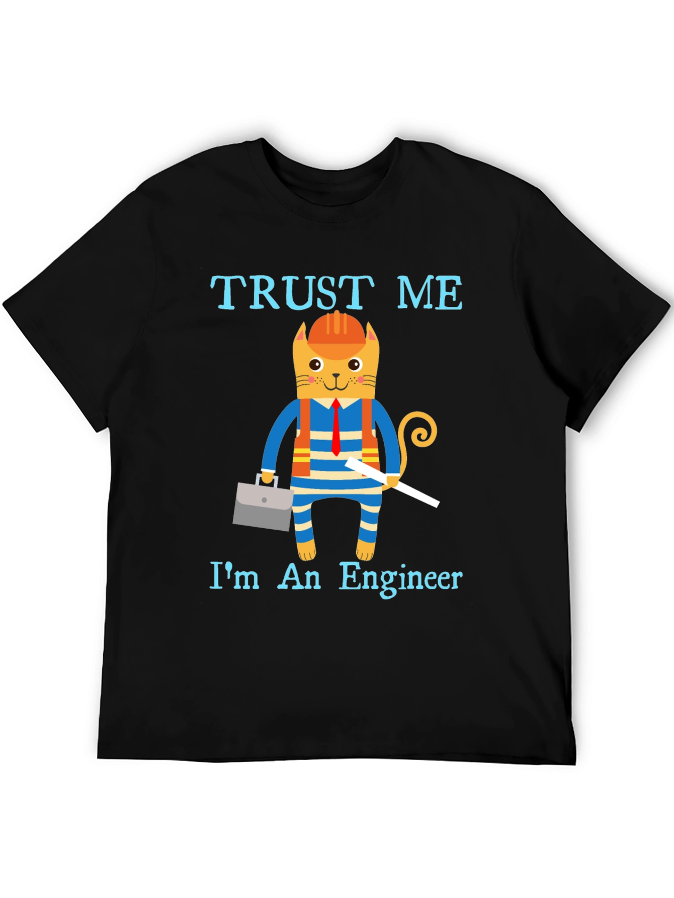 Trust Me Im an Engineer Funny Cat T-Shirt