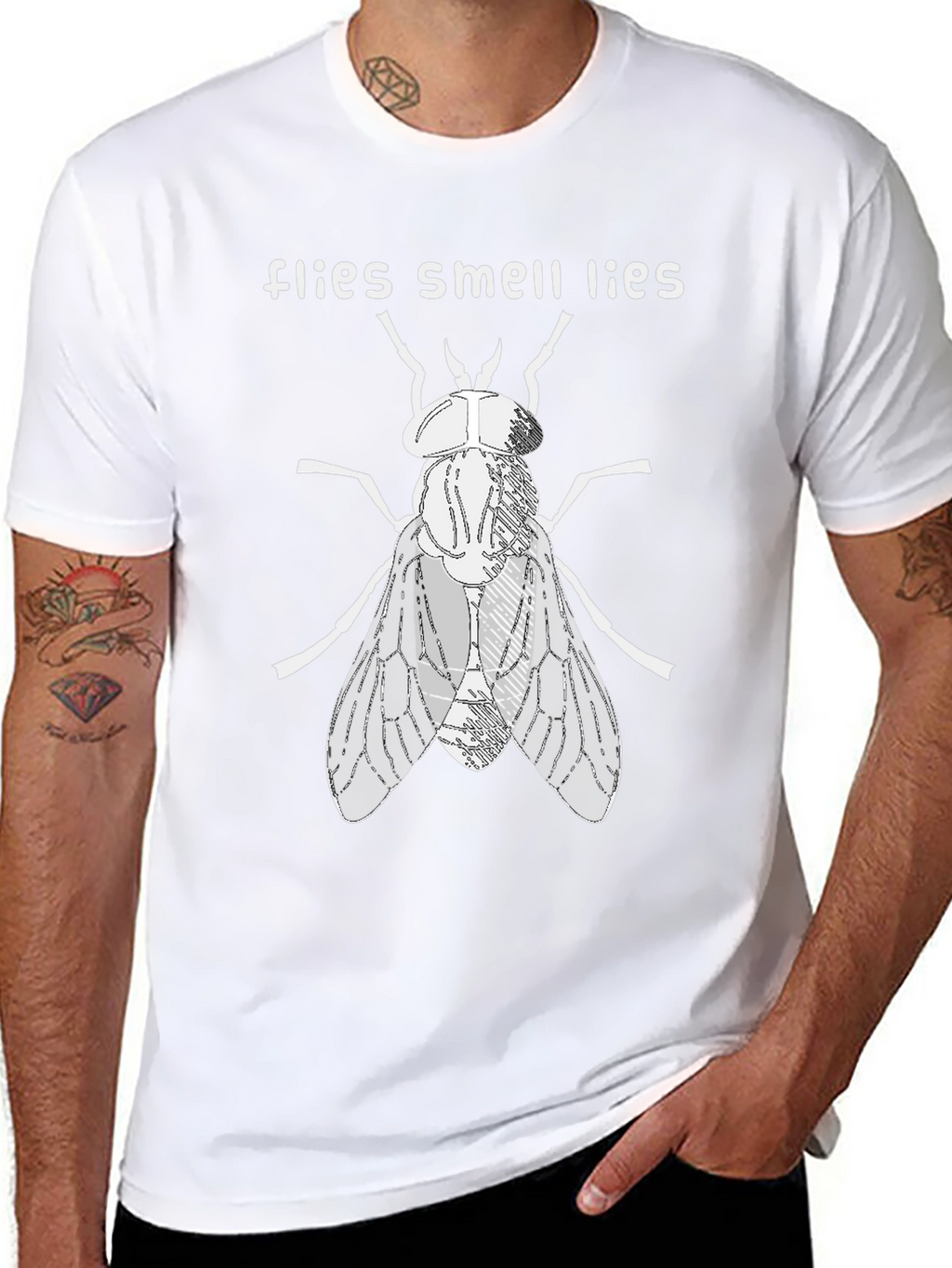 Flies Smell Lies Graphic Tee