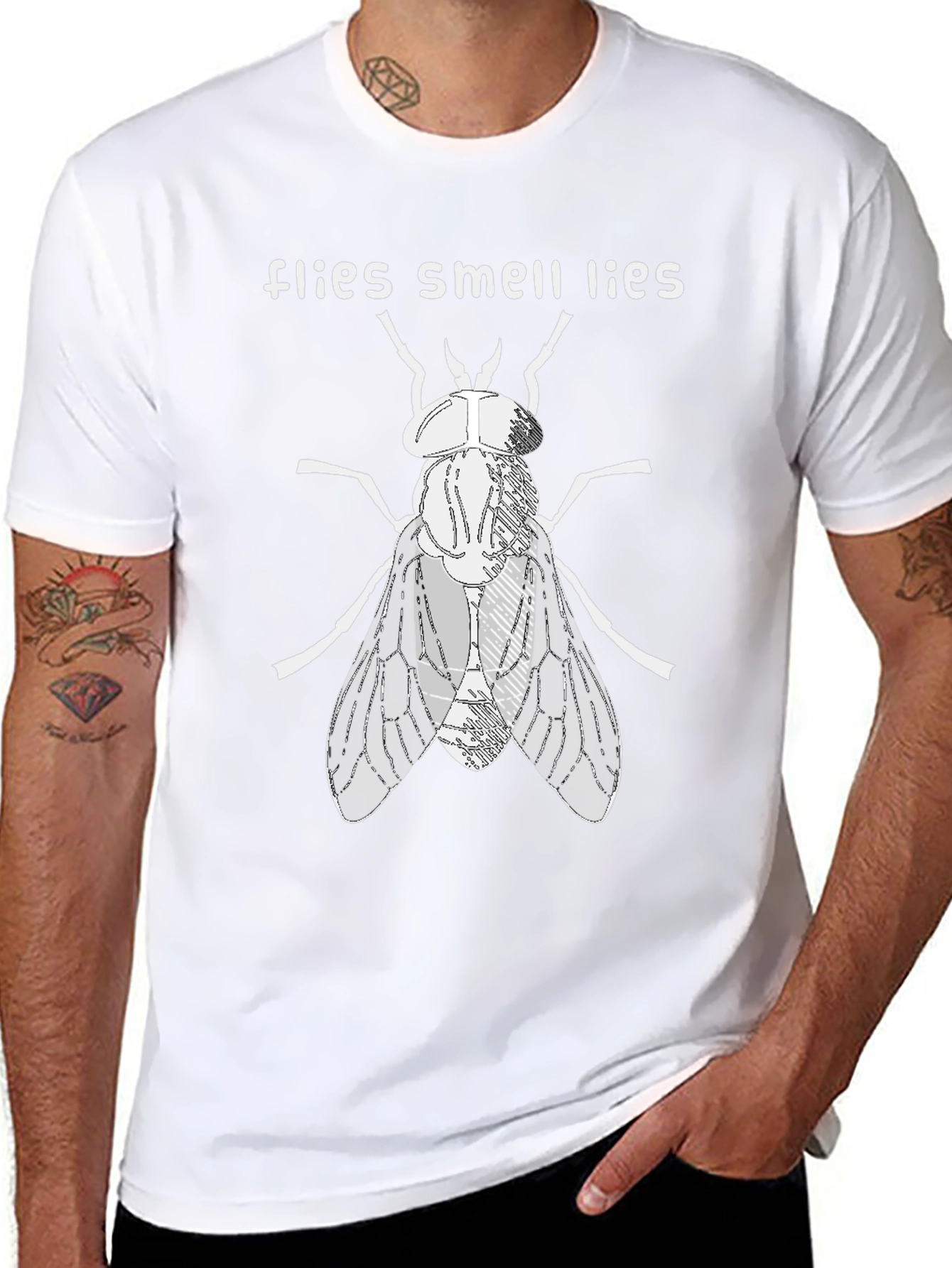 Flies Smell Lies Graphic Tee