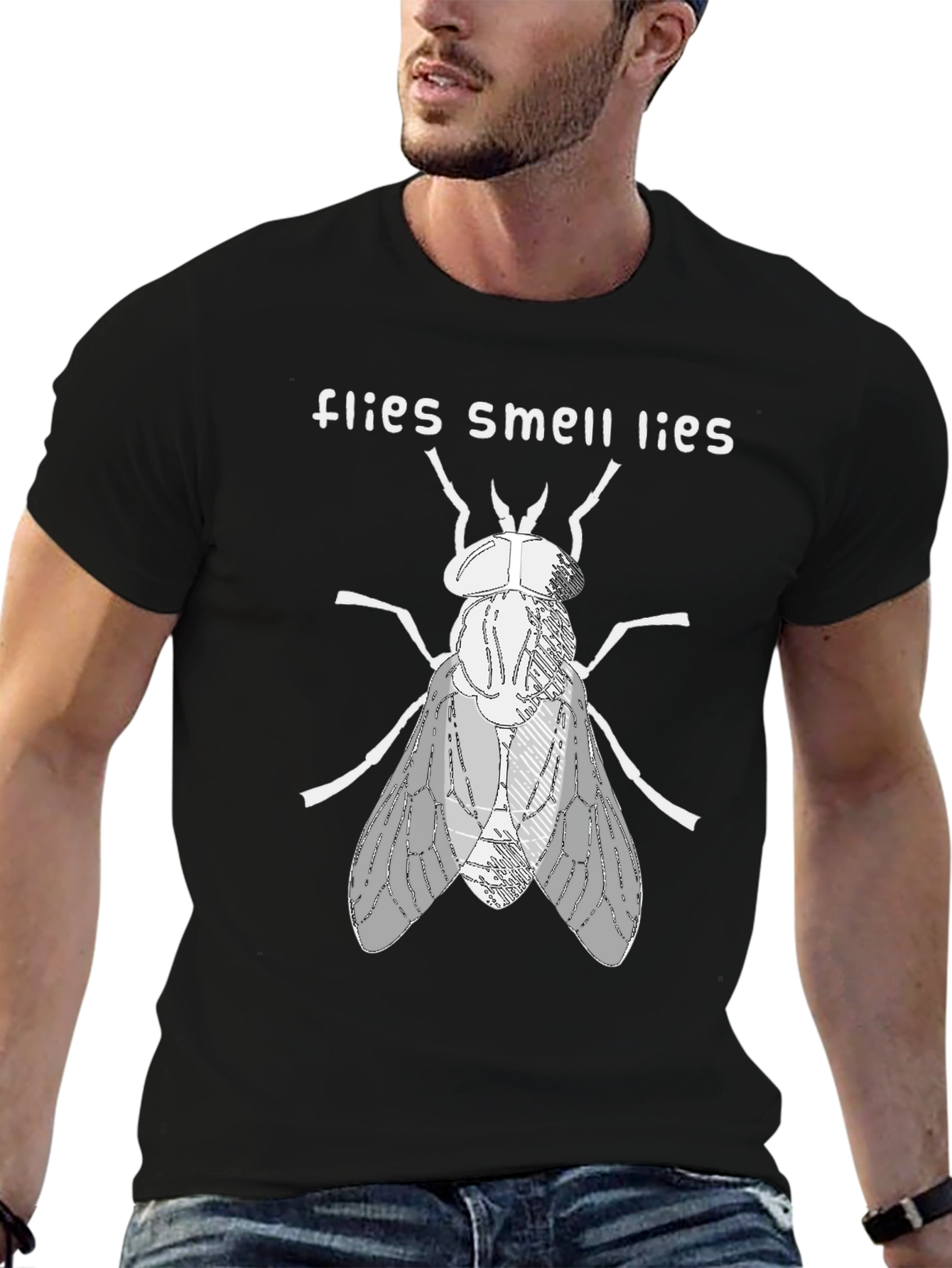 Flies Smell Lies Graphic Tee