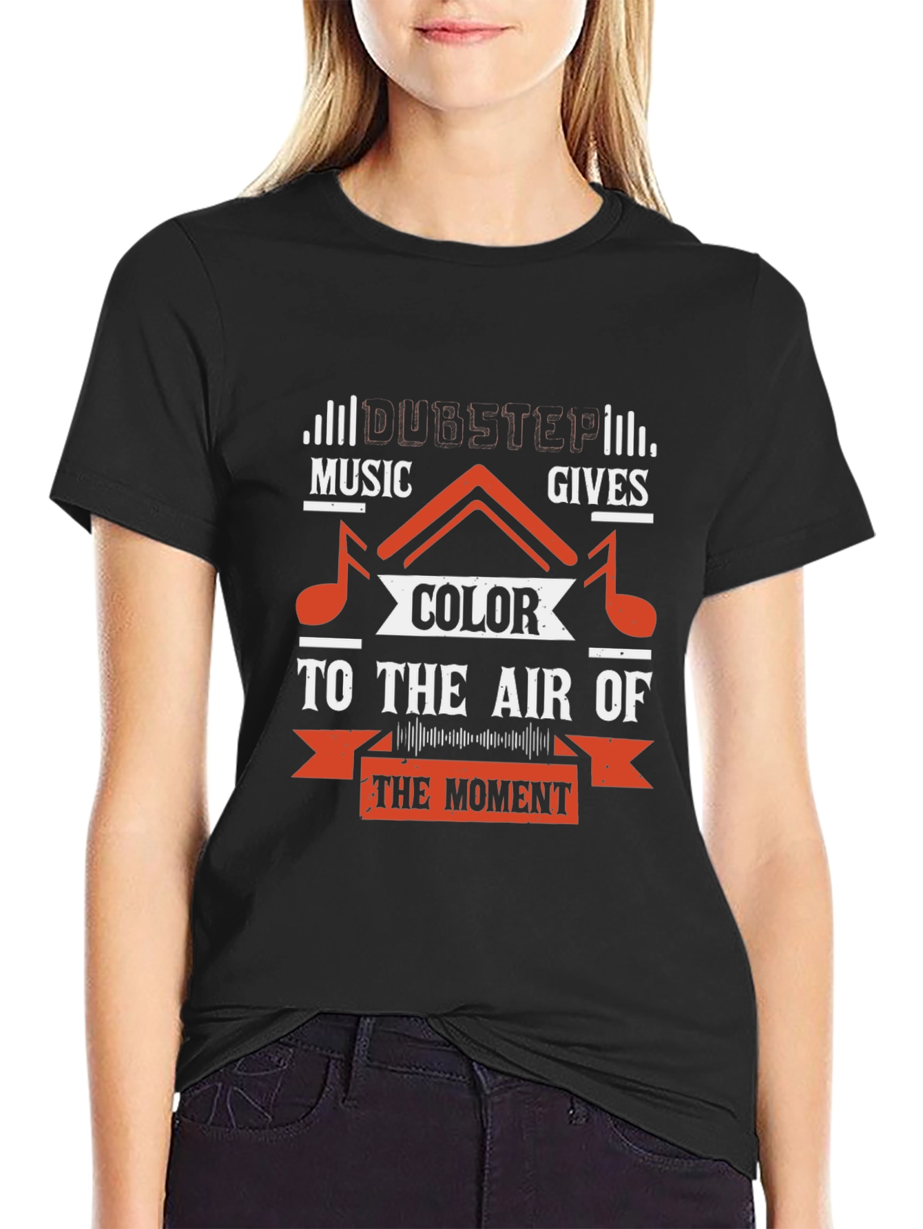 Dubstep Music Gives Color Black T-Shirt