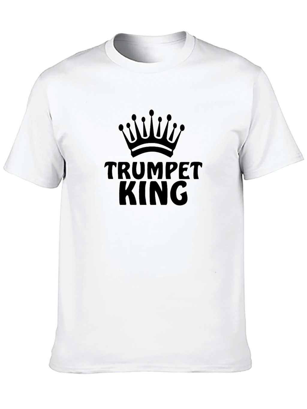 Trumpet King Graphic T-Shirt - Black