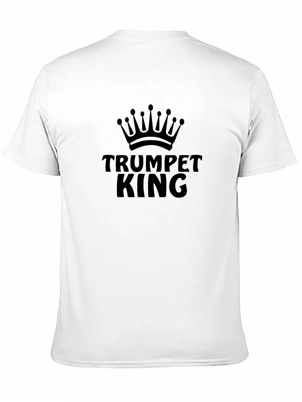 Trumpet King Graphic T-Shirt - Black