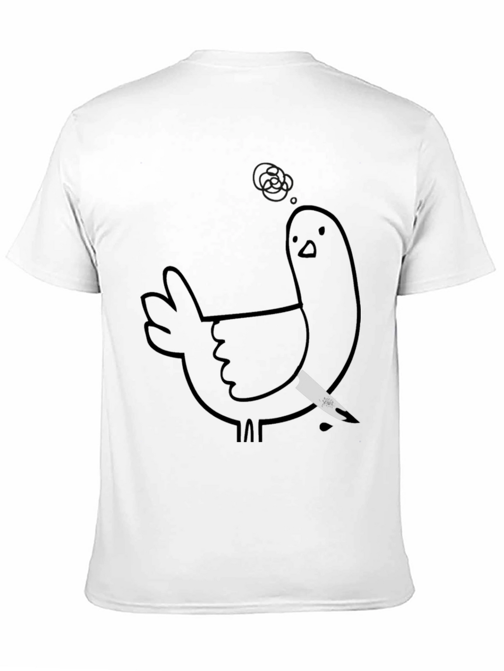 Murderous Chicken Graphic Tee - Black