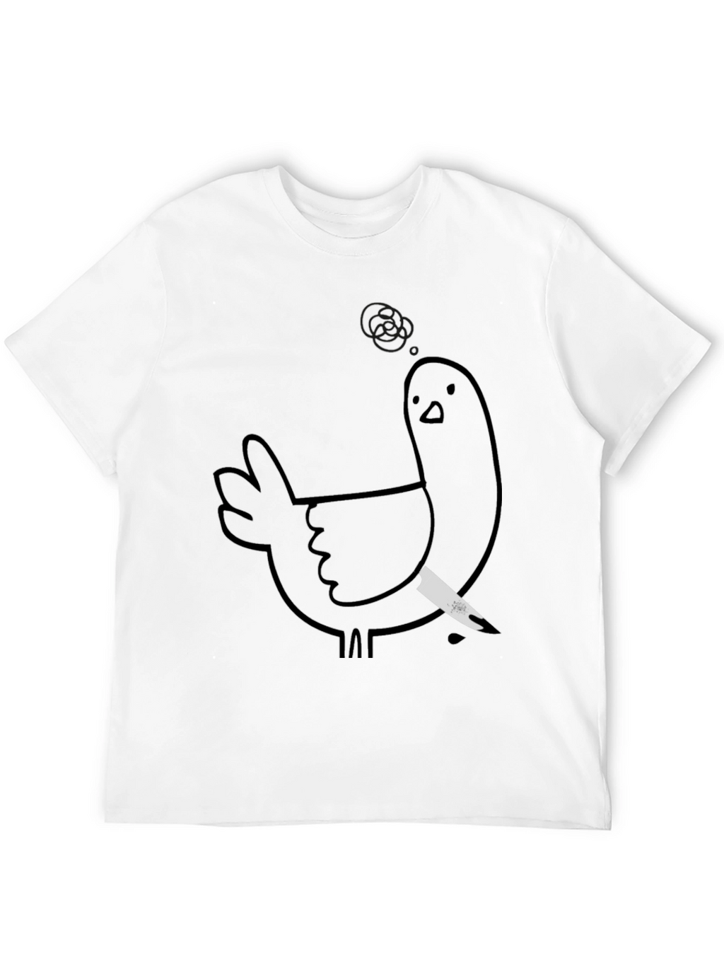 Murderous Chicken Graphic Tee - Black