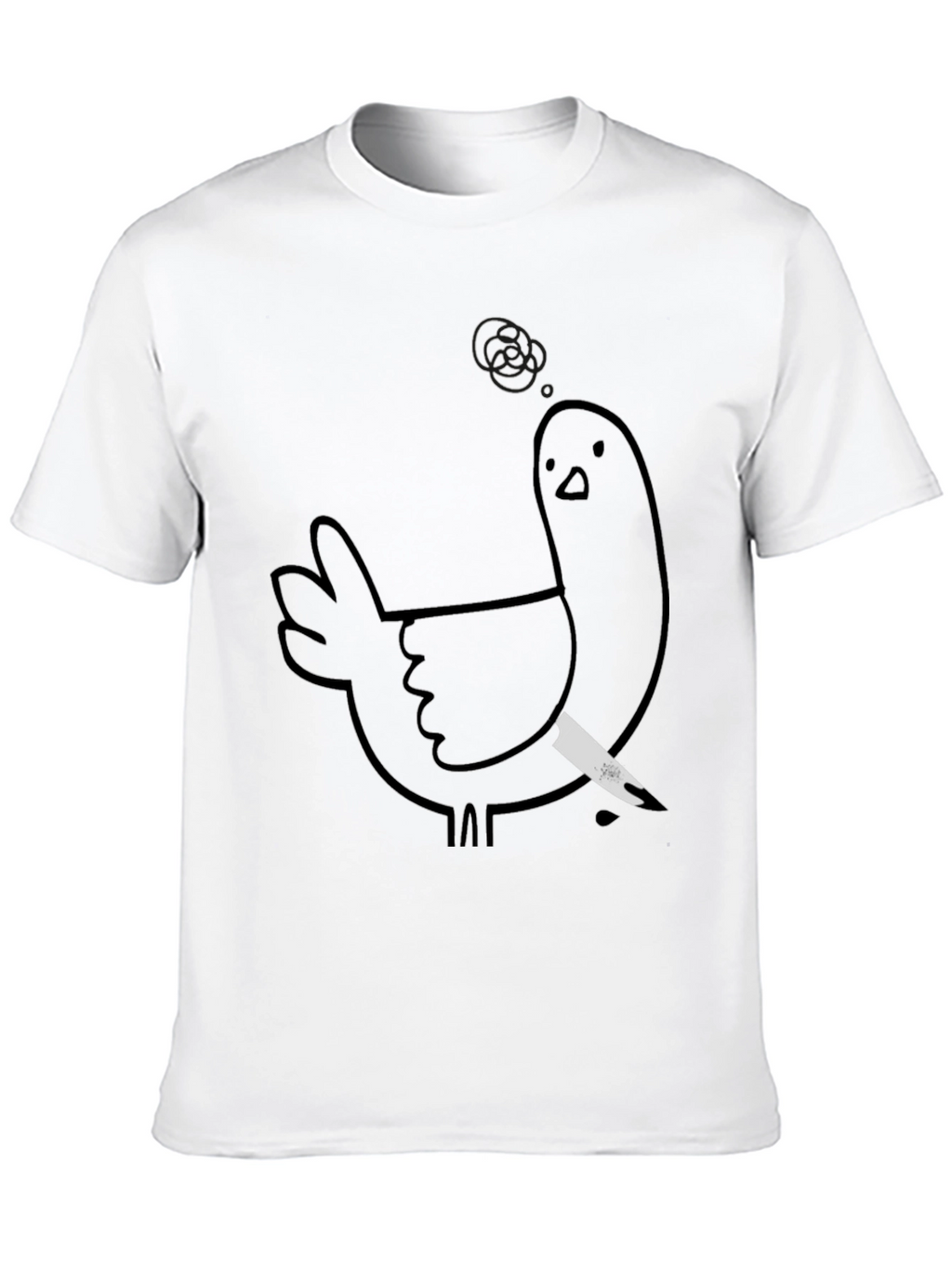 Murderous Chicken Graphic Tee - Black