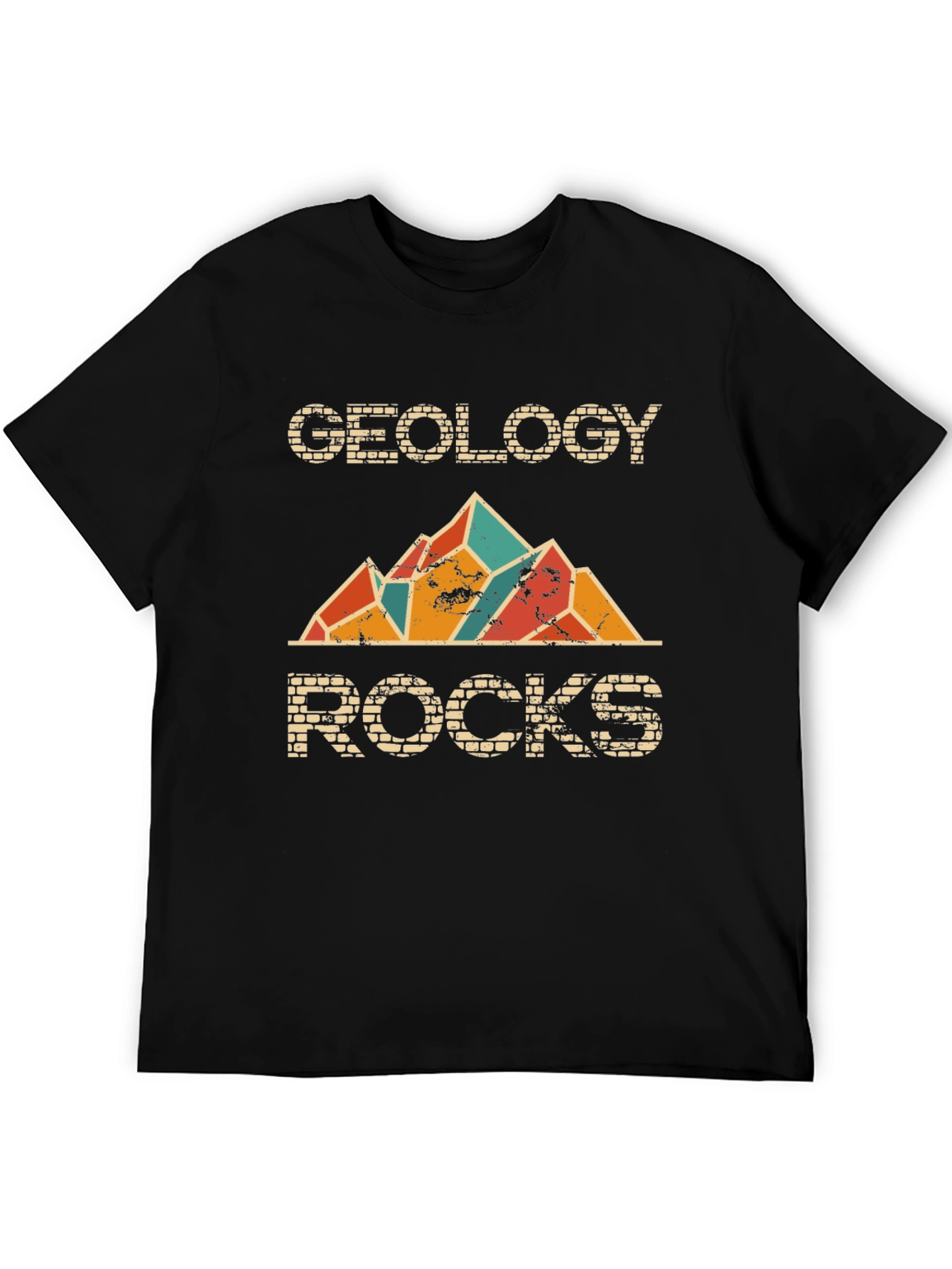 Geology Rocks Graphic Tee - Mens Black T-Shirt