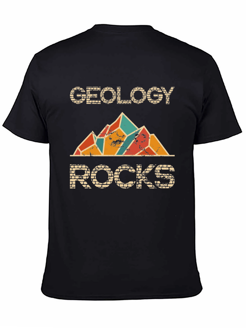 Geology Rocks Graphic Tee - Mens Black T-Shirt
