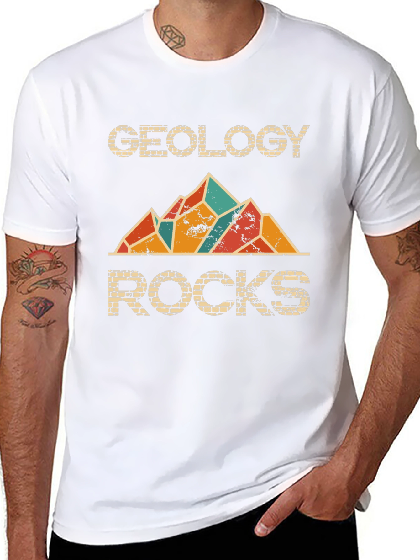 Geology Rocks Graphic Tee - Mens Black T-Shirt