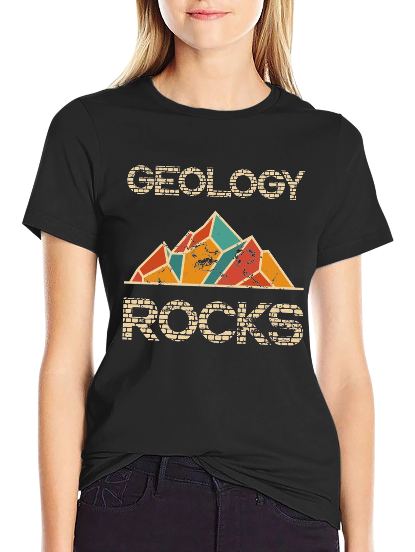Geology Rocks Graphic Tee - Mens Black T-Shirt
